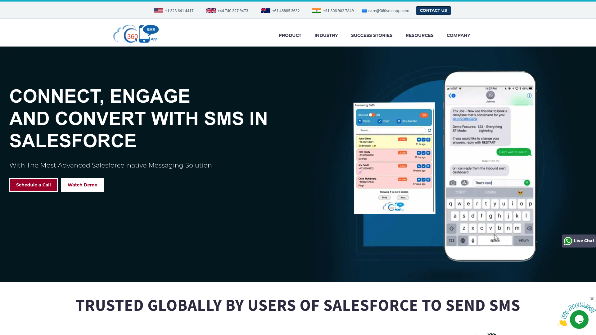 360 SMS app — Sales Prospecting & Outreach Platforms