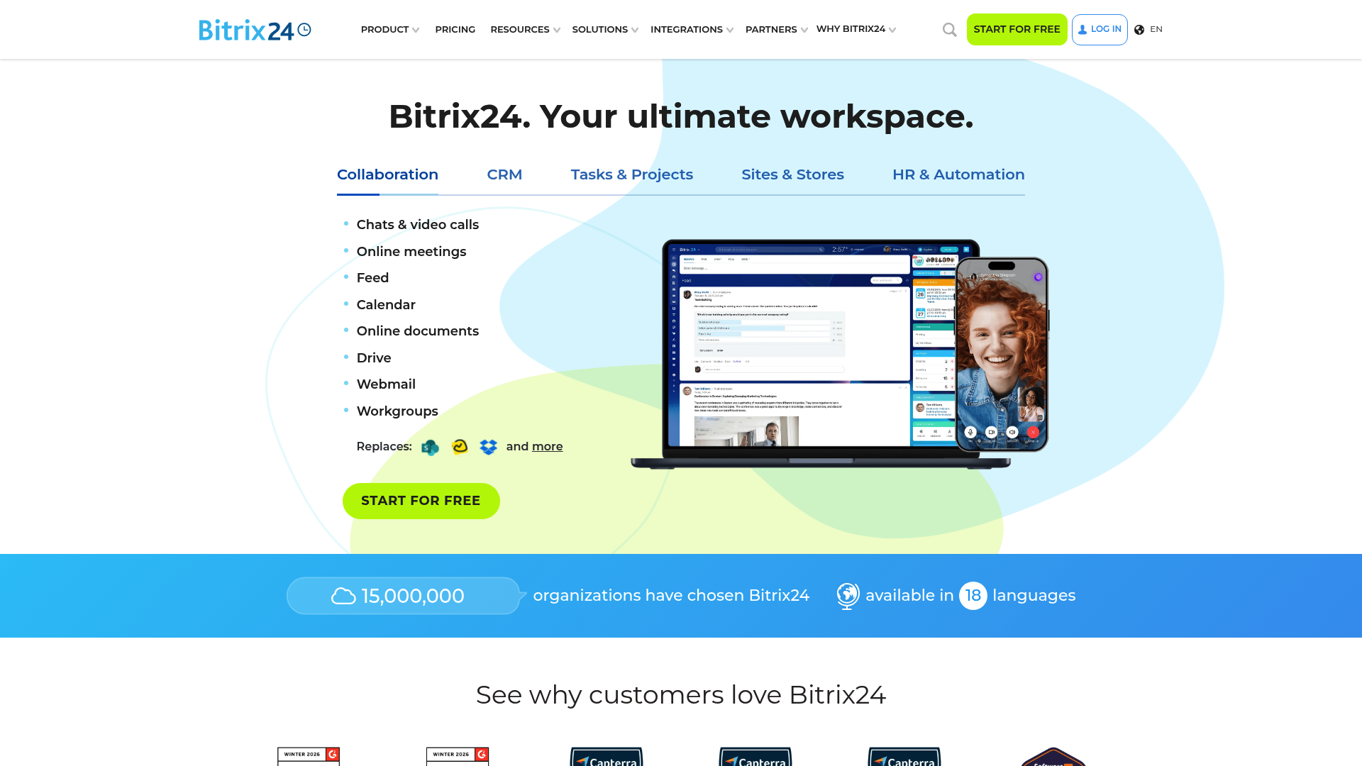 Bitrix24: AI CRM & Lead Management