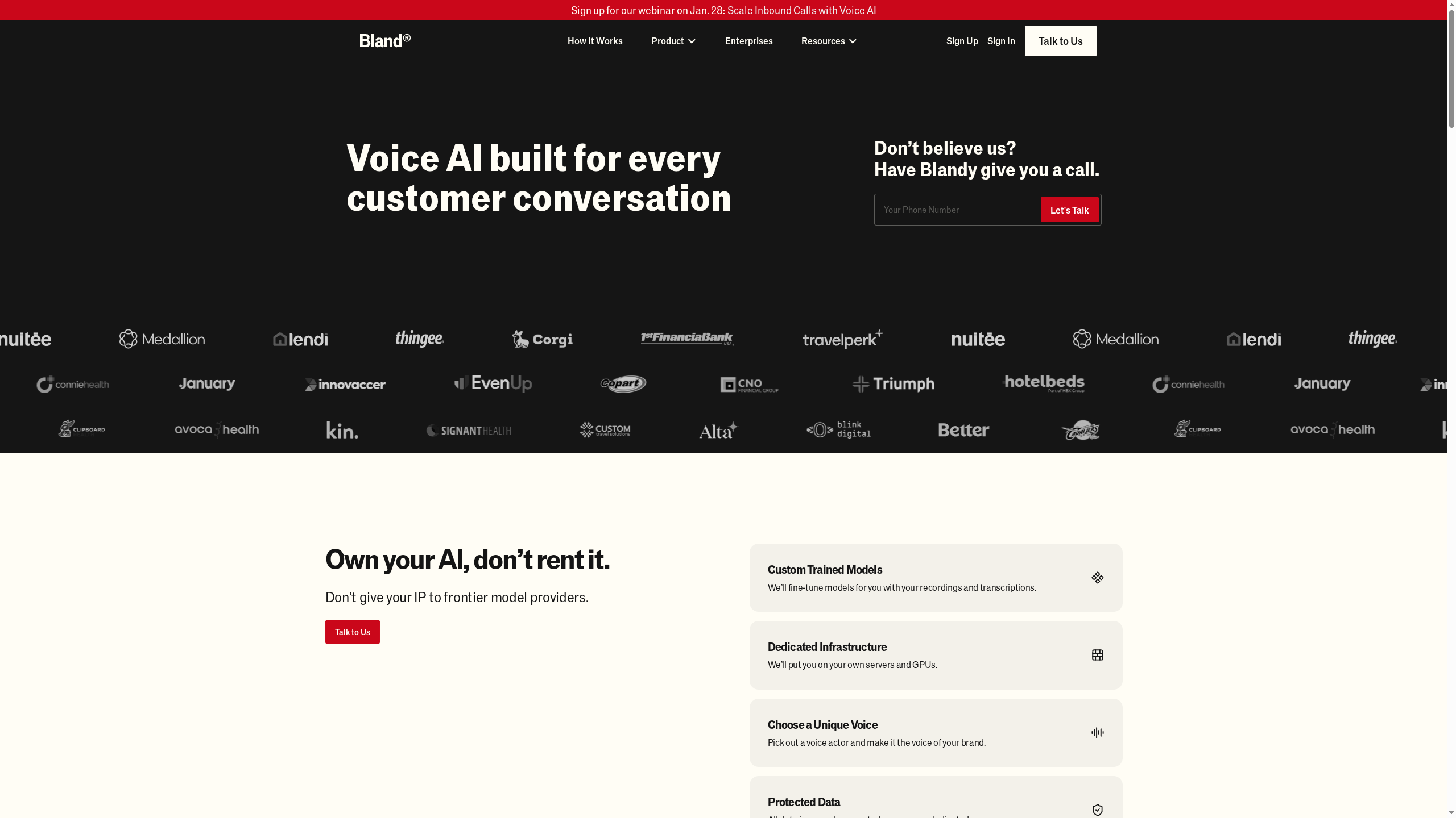 Bland — Customer Support