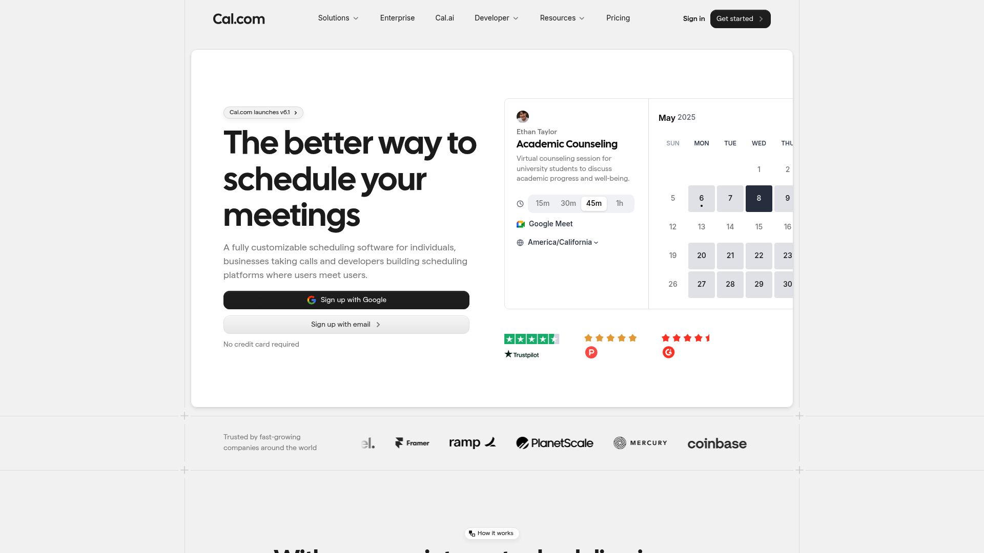Cal.com — Meetings