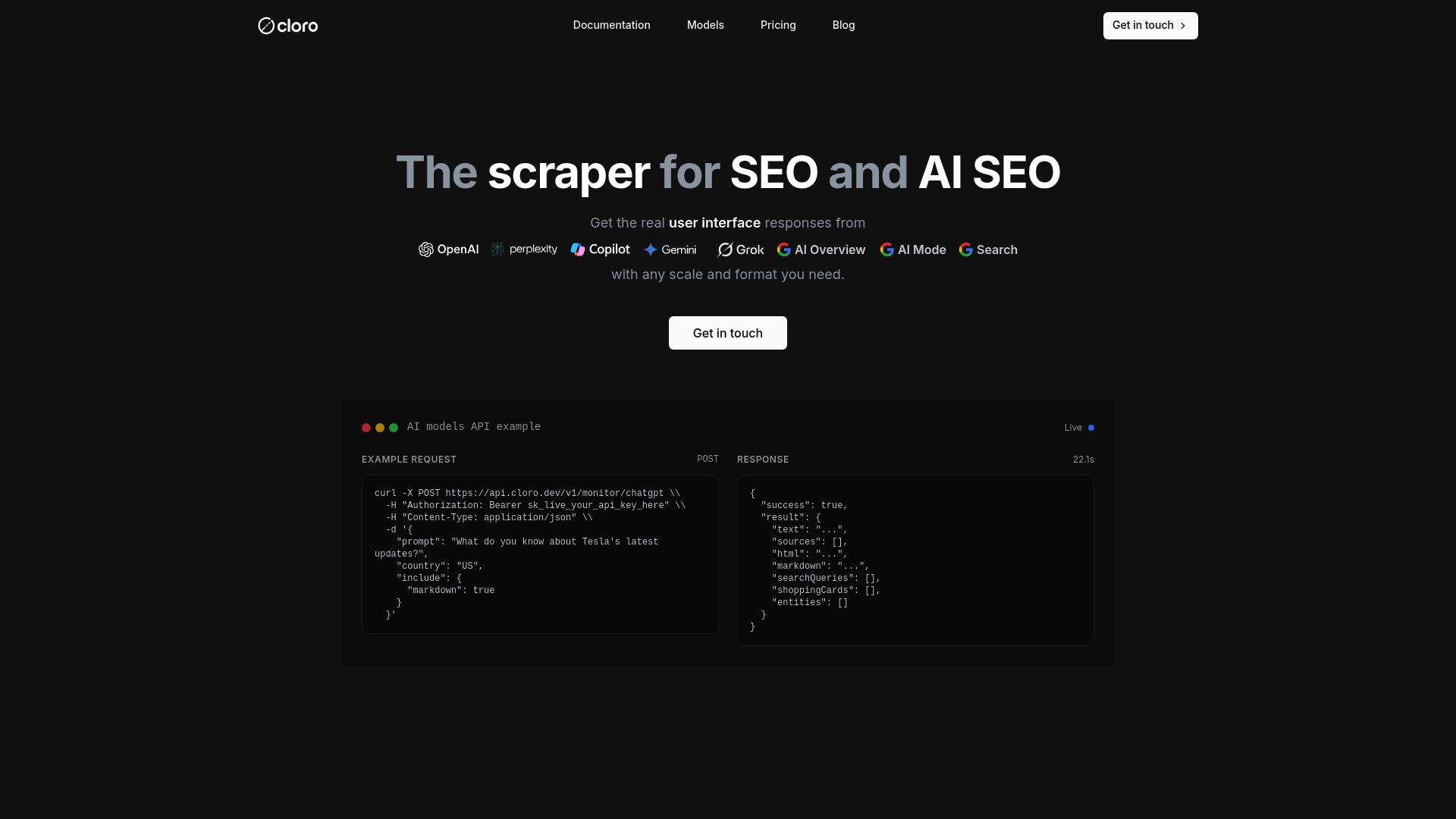 Cloro — Lead Data: Enrichment