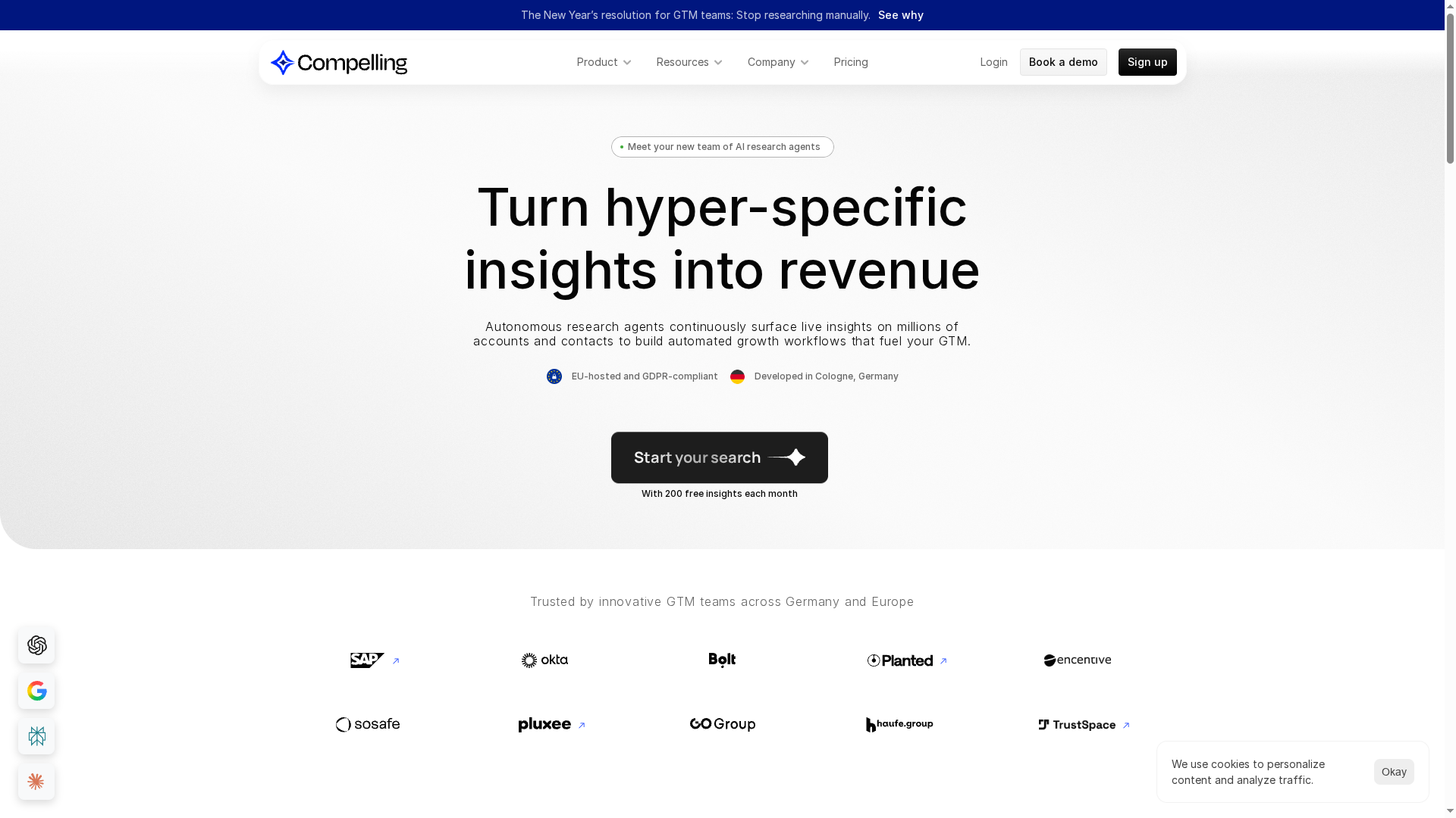Compelling — AI Sales Intelligence & Account Research