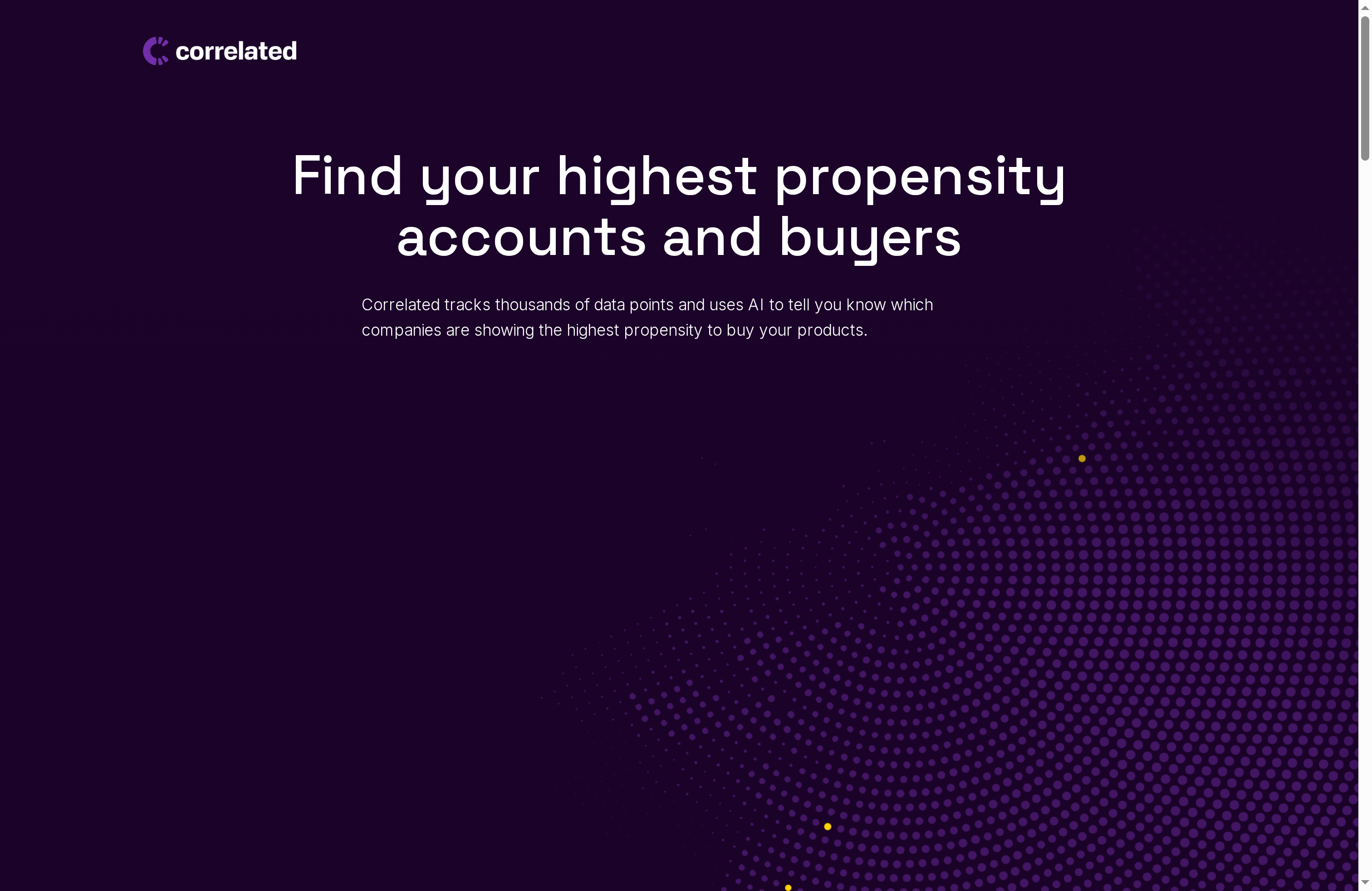 Correlated — AI Sales Intelligence & Account Research