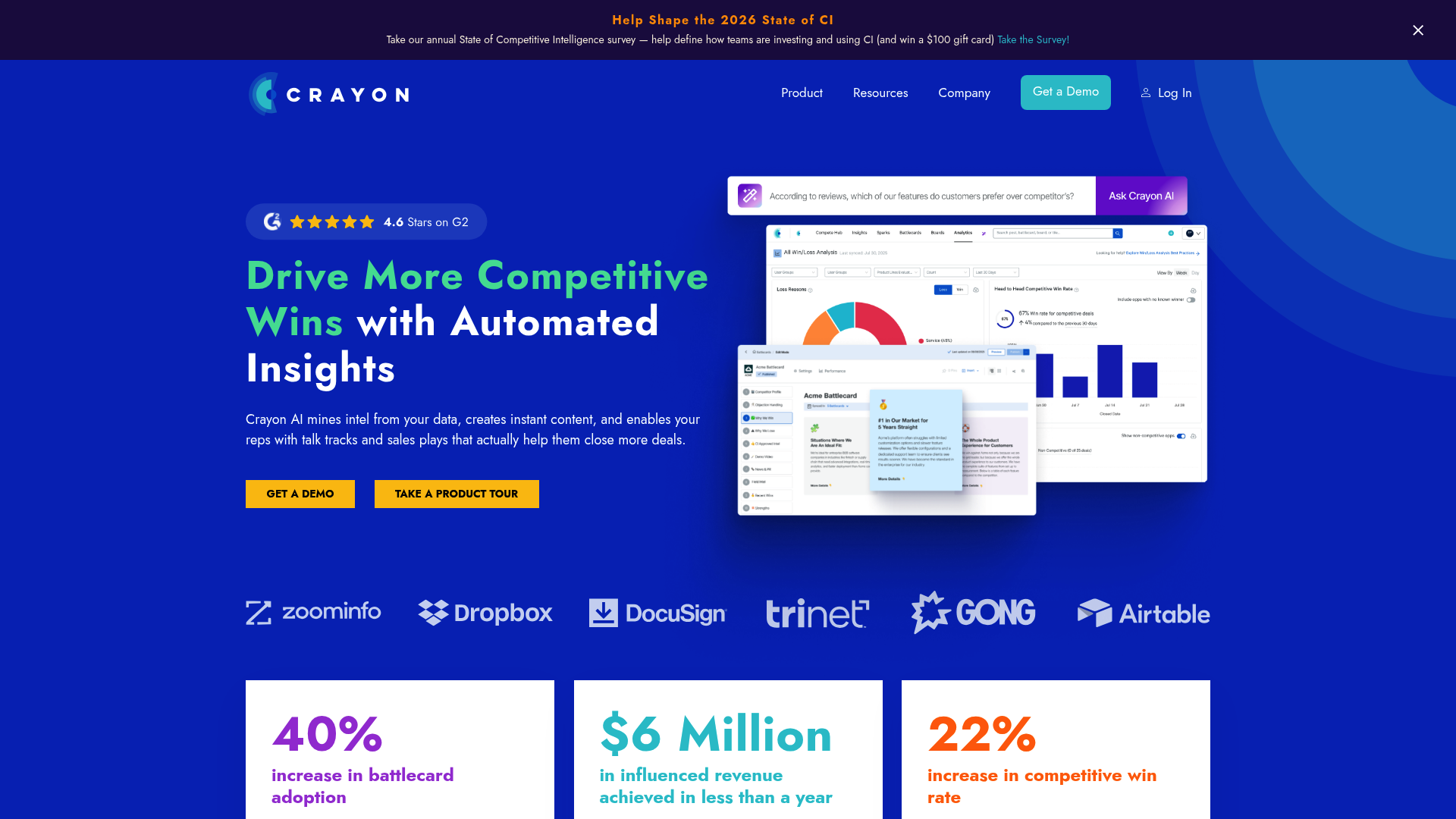 Crayon: AI Competitive Intelligence / AI Competitor Analysis