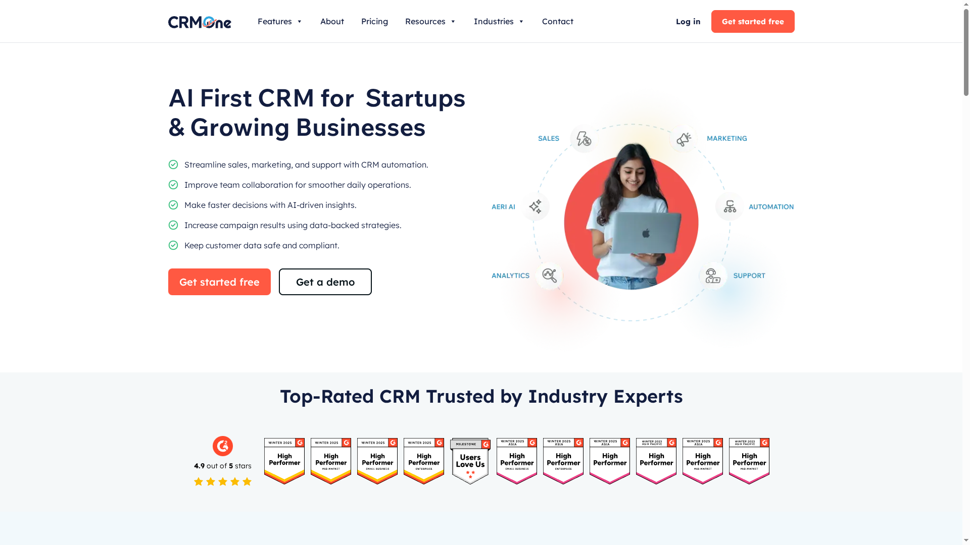 CRMOne — AI CRM & Lead Management