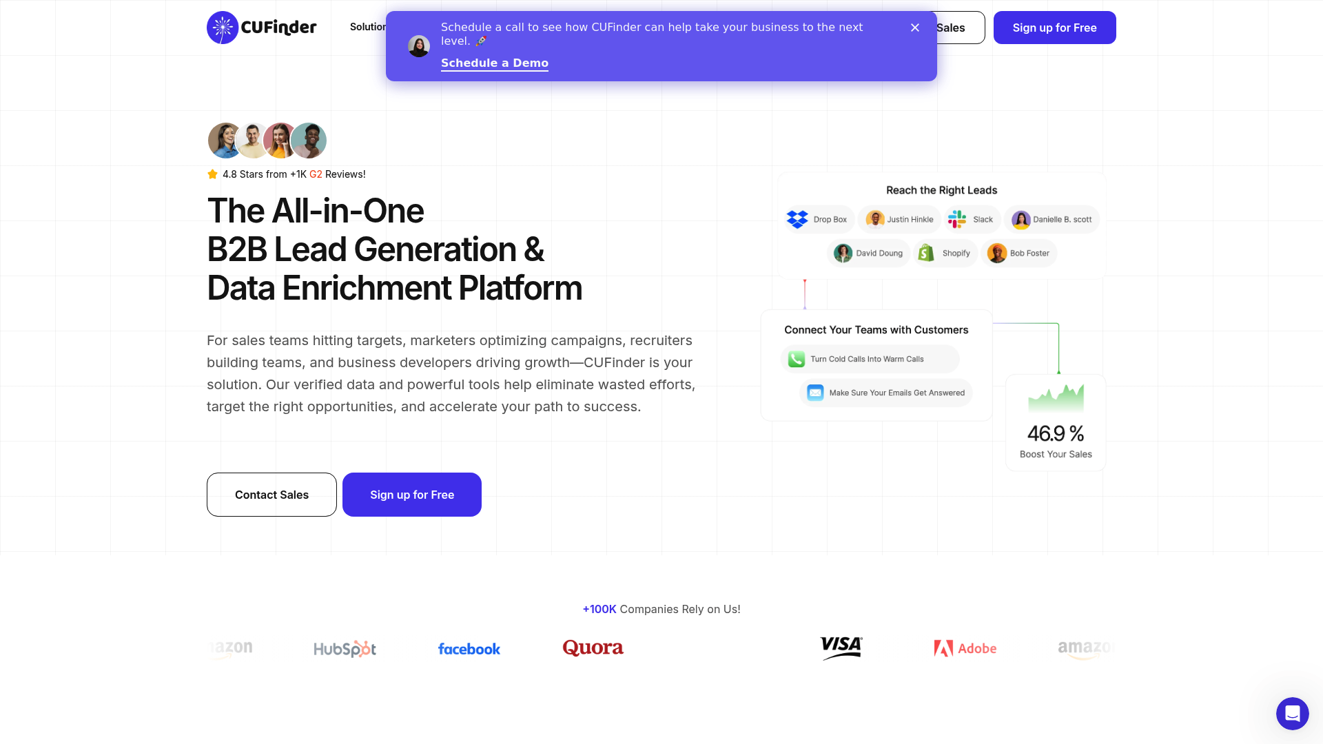 CUFinder — AI Sales Intelligence & Account Research