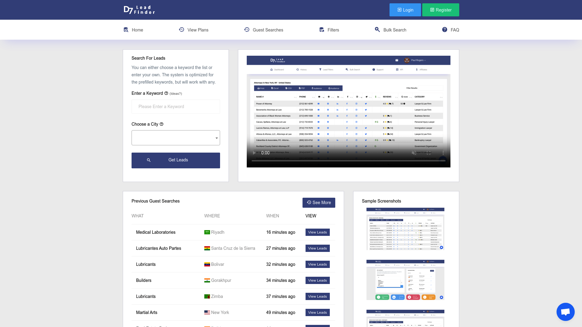 D7 Lead Finder — Lead Data: Enrichment