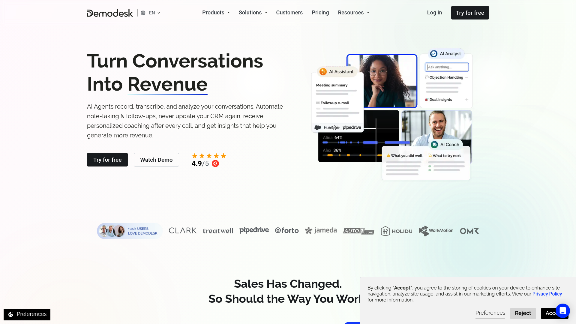 Demodesk — AI Sales Automation & Workflow