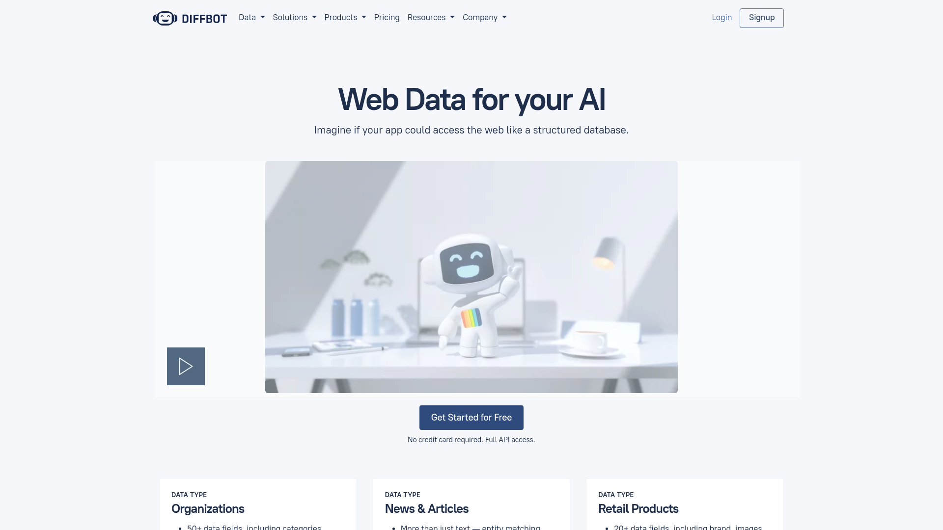Diffbot — Lead Data: Enrichment
