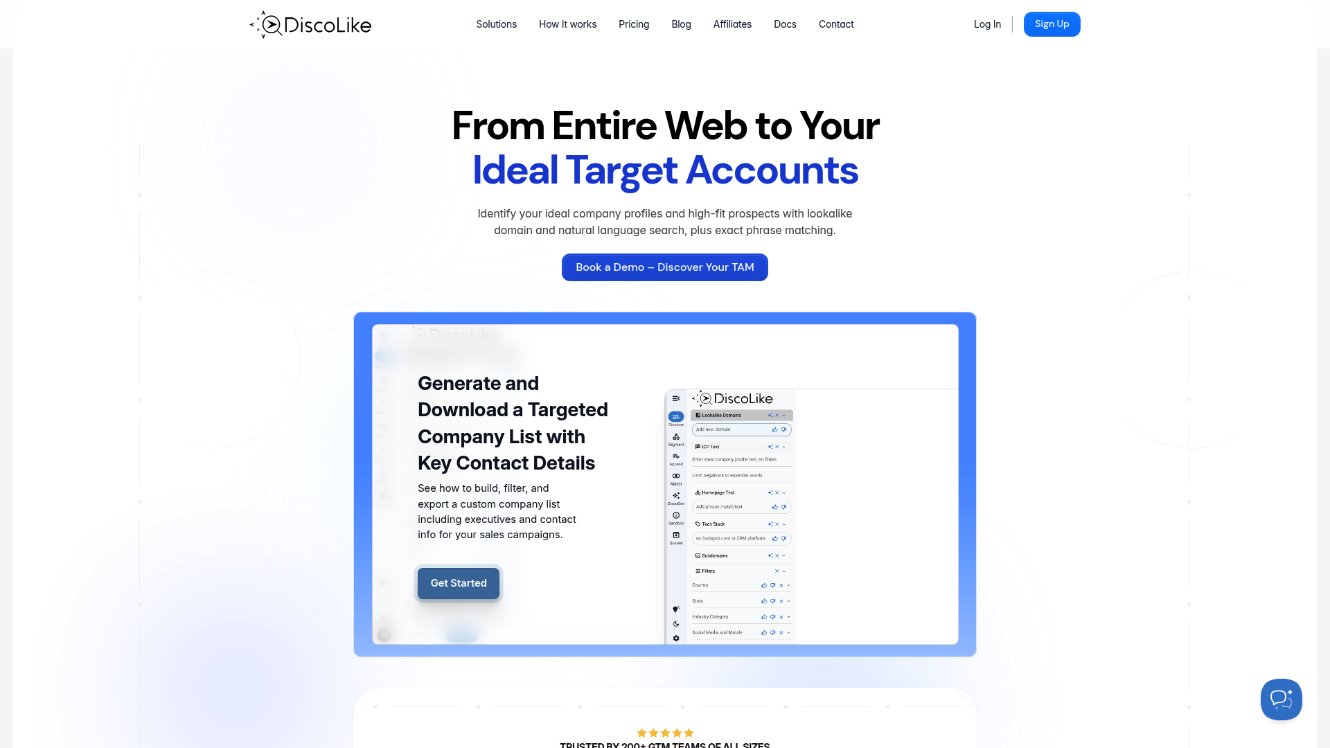 DiscoLike — AI Account Research