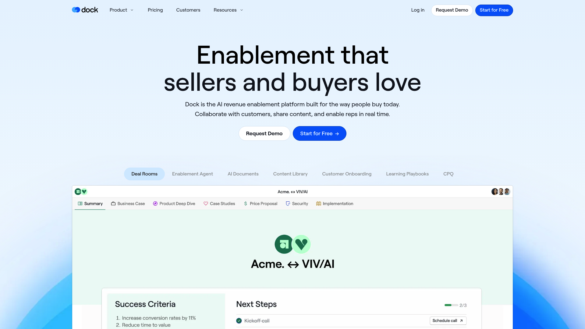 Dock — Proposals