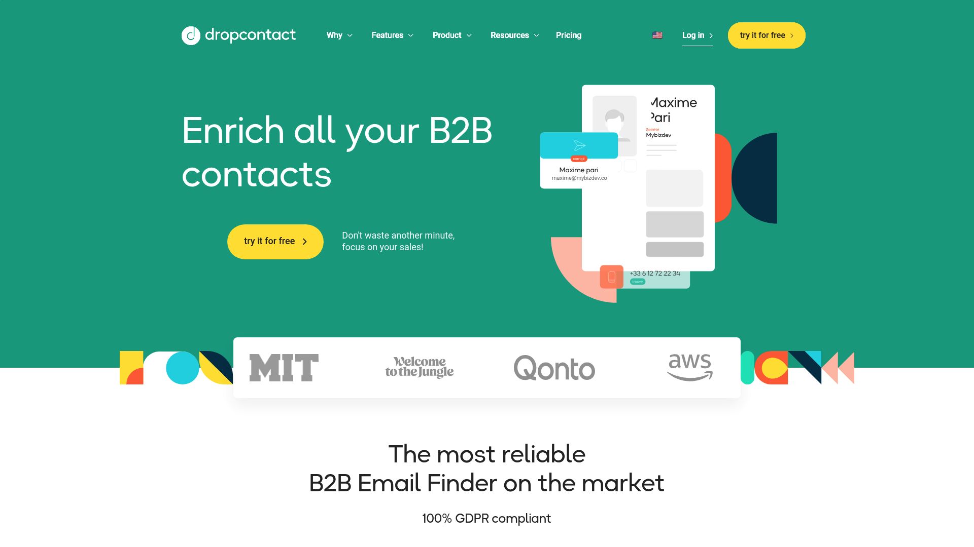 Dropcontact — Lead Data: Enrichment