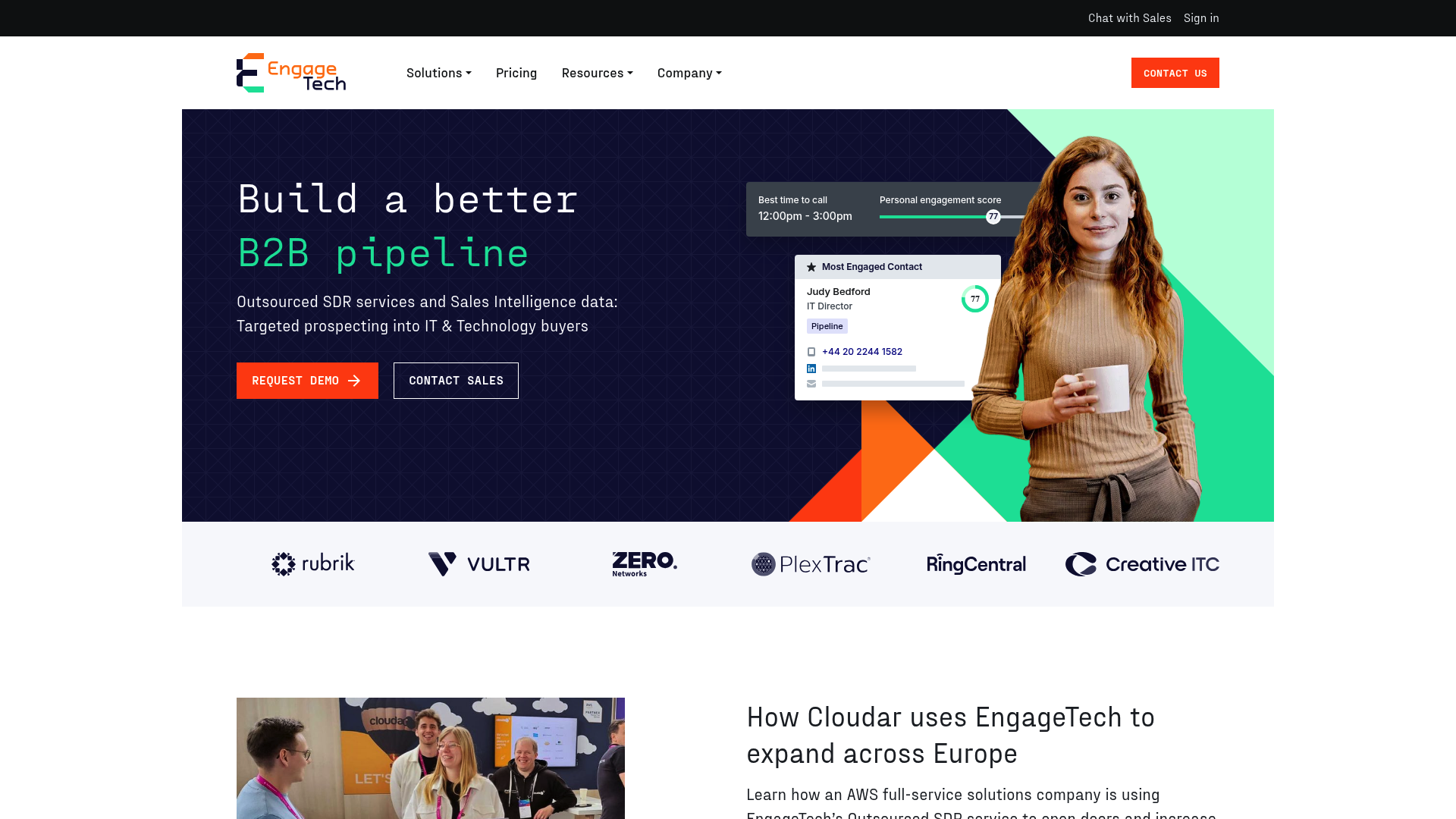 EngageTech — AI Sales Intelligence & Account Research