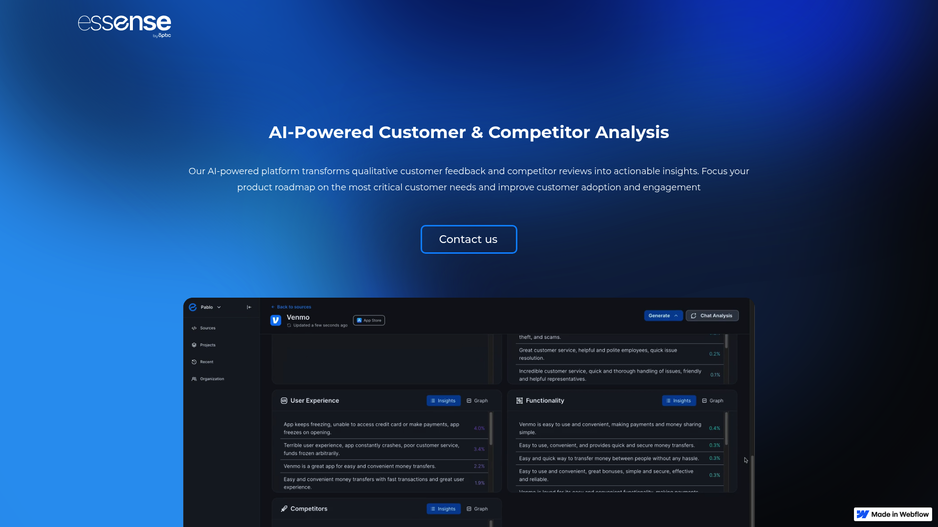 Essense — AI Competitive Intelligence / AI Competitor Analysis