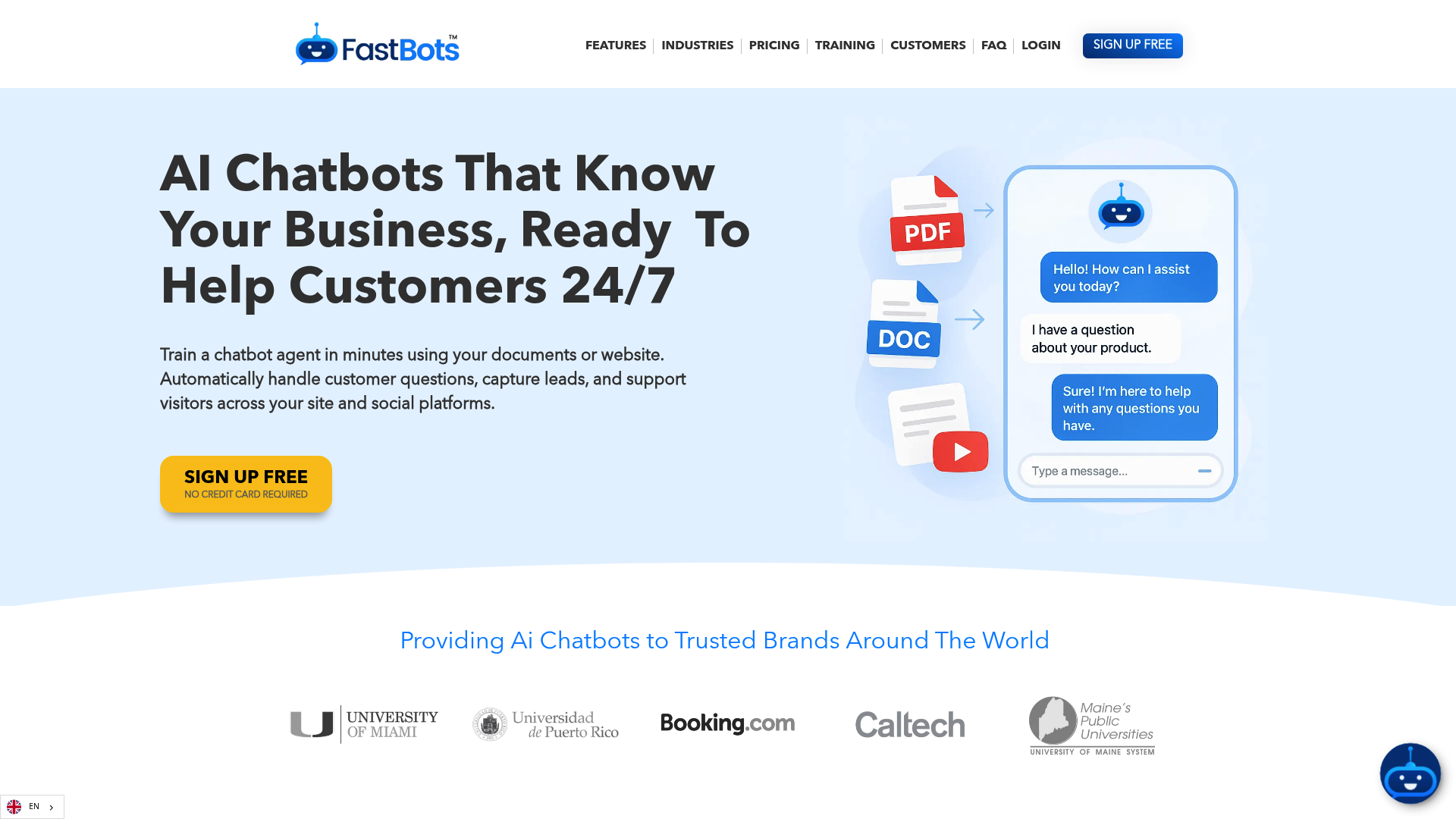 FastBots — AI Customer Support Platforms