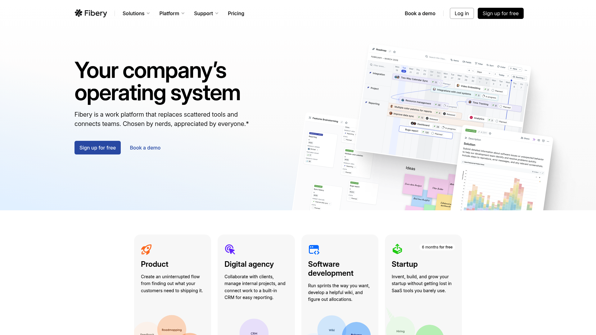 Fibery — AI CRM & Lead Management