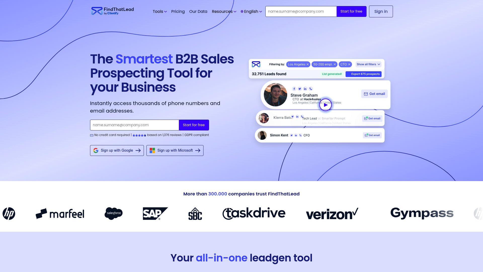 Findthatlead — Lead Data: Enrichment
