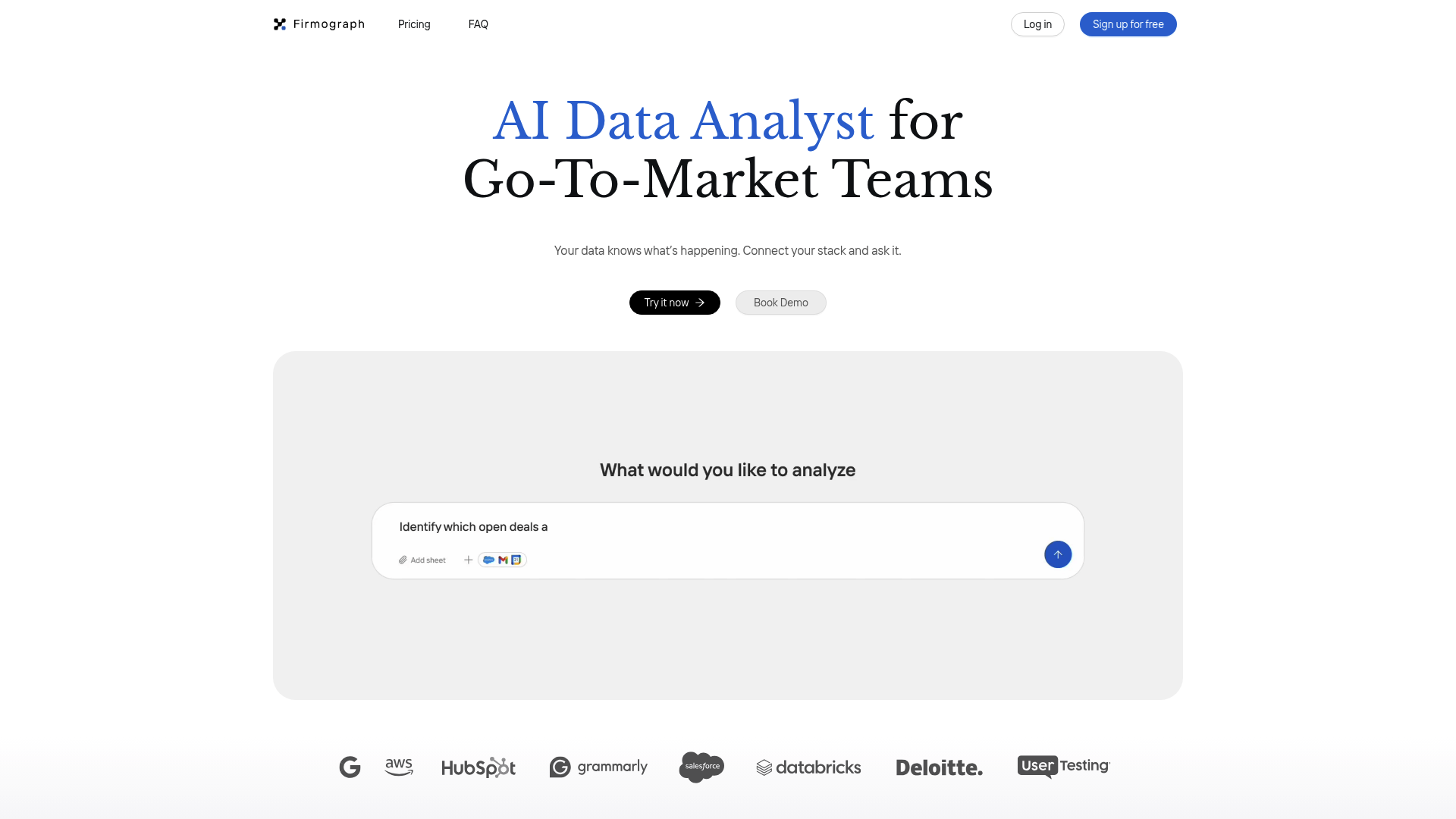 Firmograph — AI Sales Intelligence & Account Research