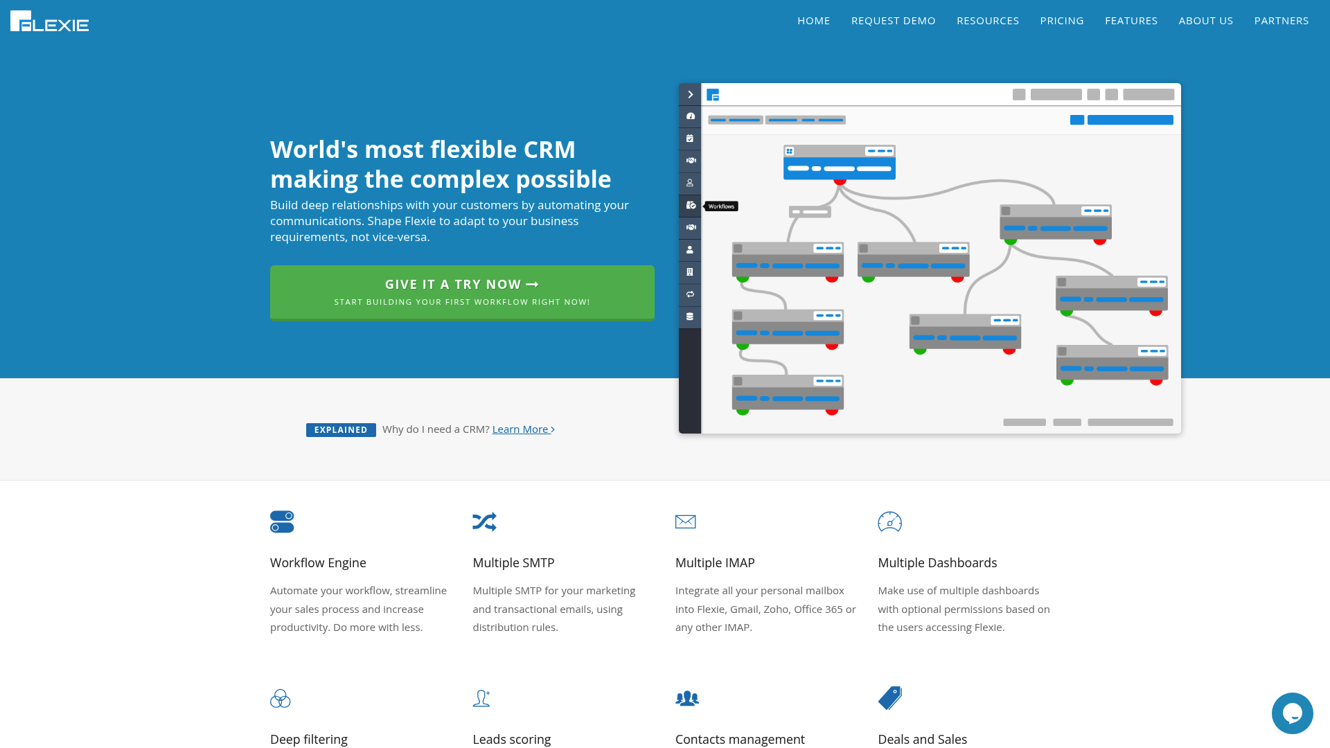 Flexie — AI CRM & Lead Management