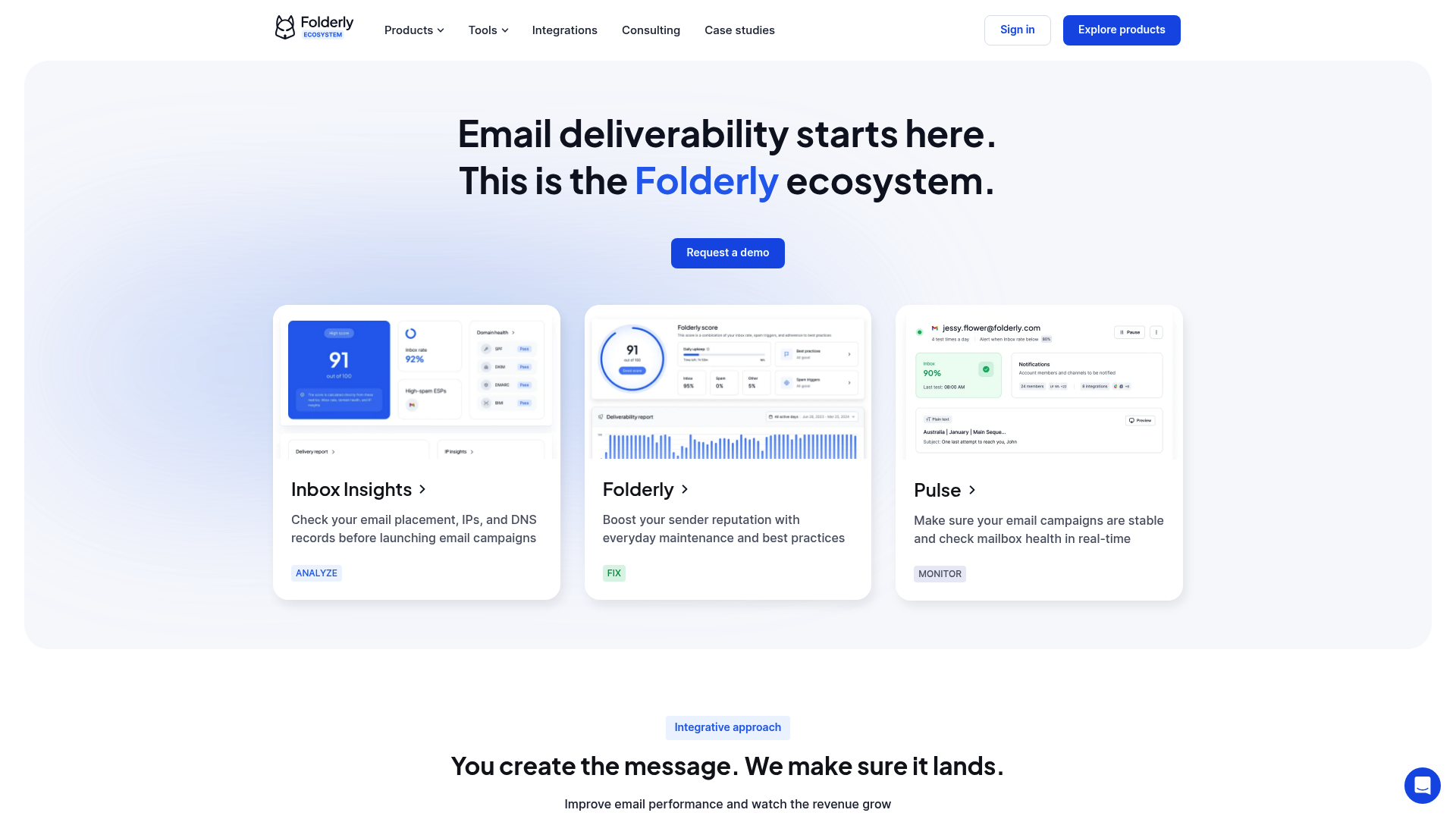 Folderly — AI Email Deliverability