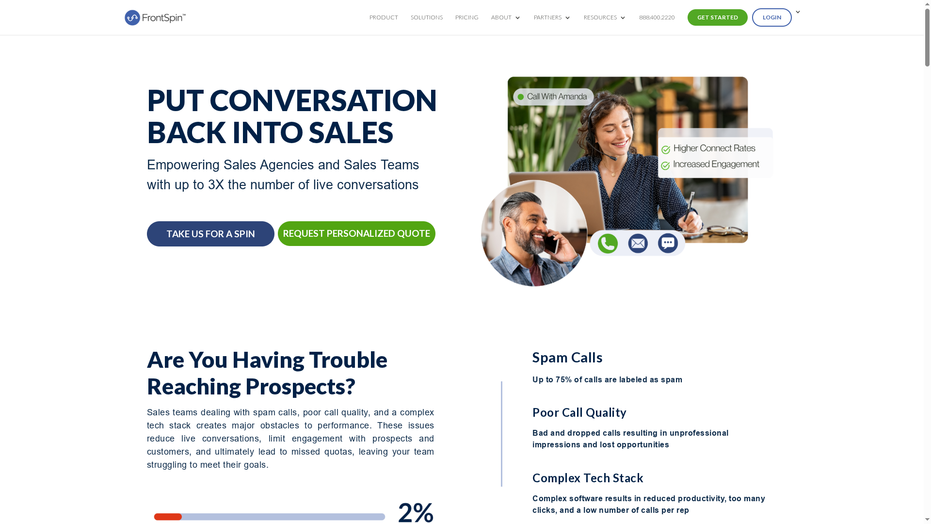 FrontSpin — AI Dialer Software / AI Phone Dialing