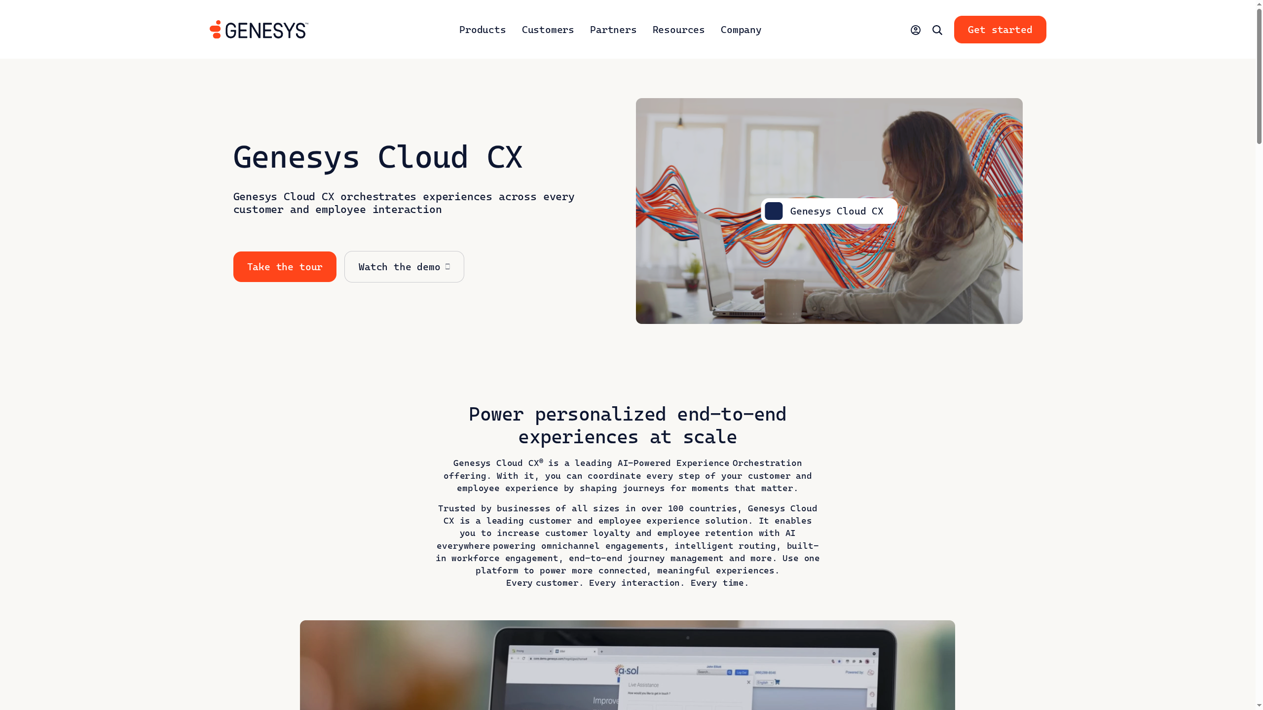 Genesys Cloud CX — Customer Support