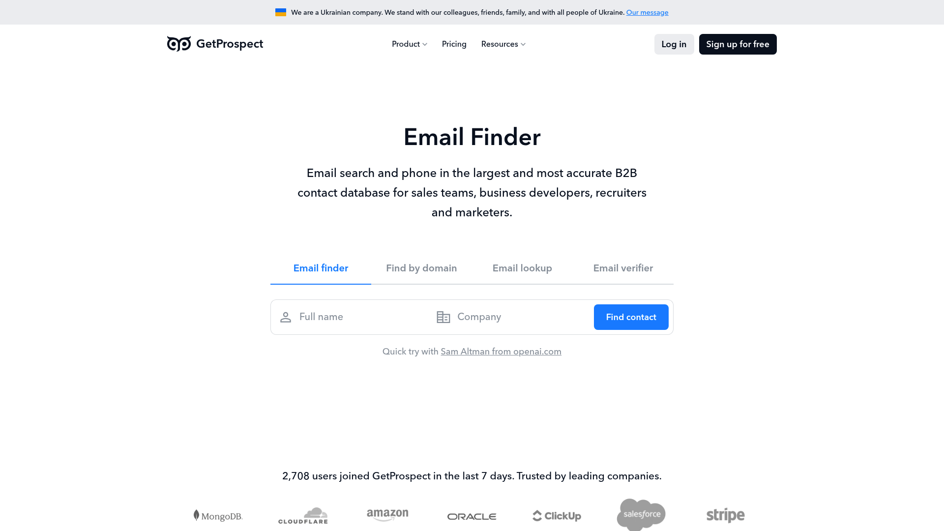 GetProspect — Lead Data: Enrichment