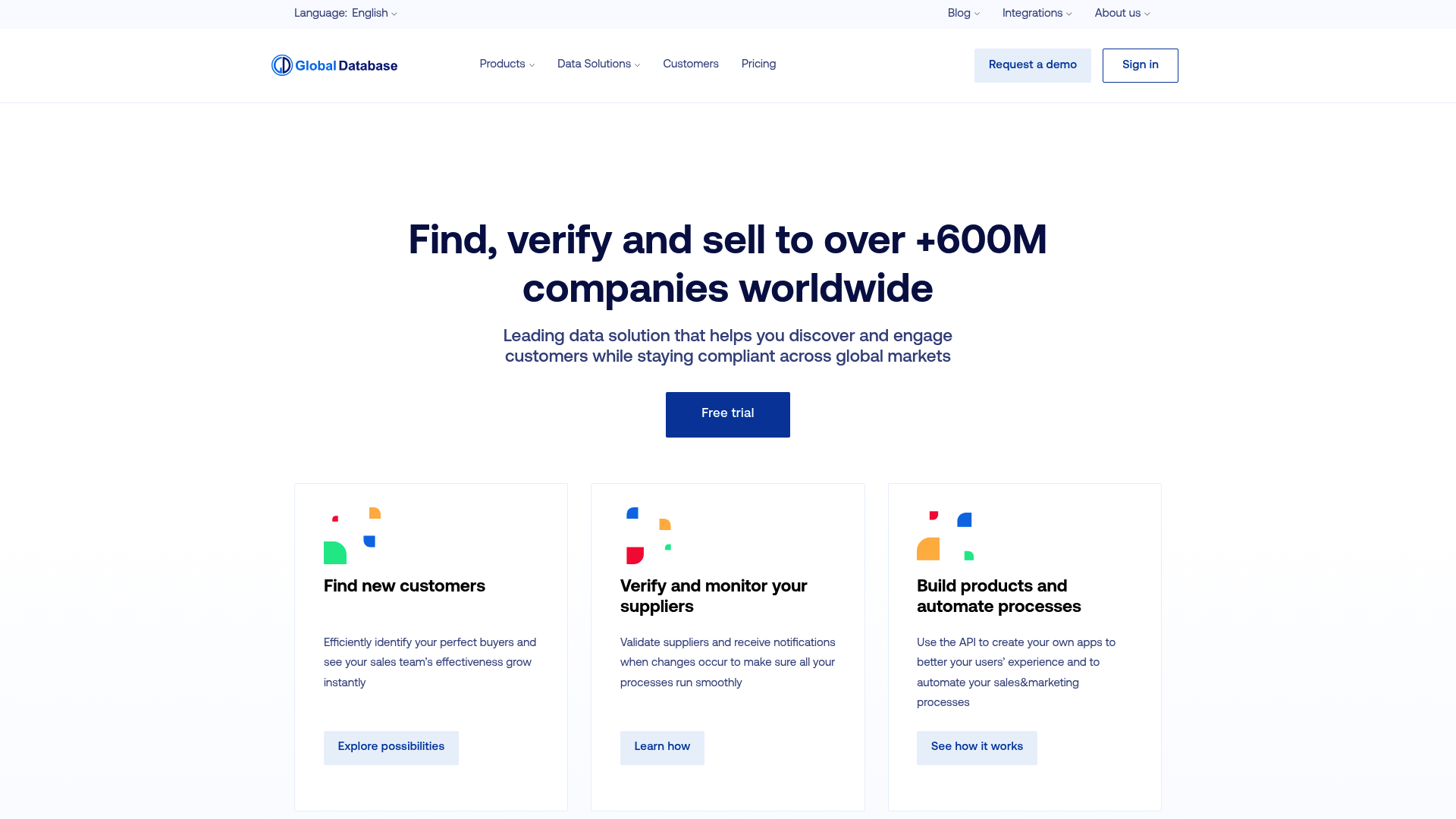 Global Database — AI Sales Intelligence & Account Research