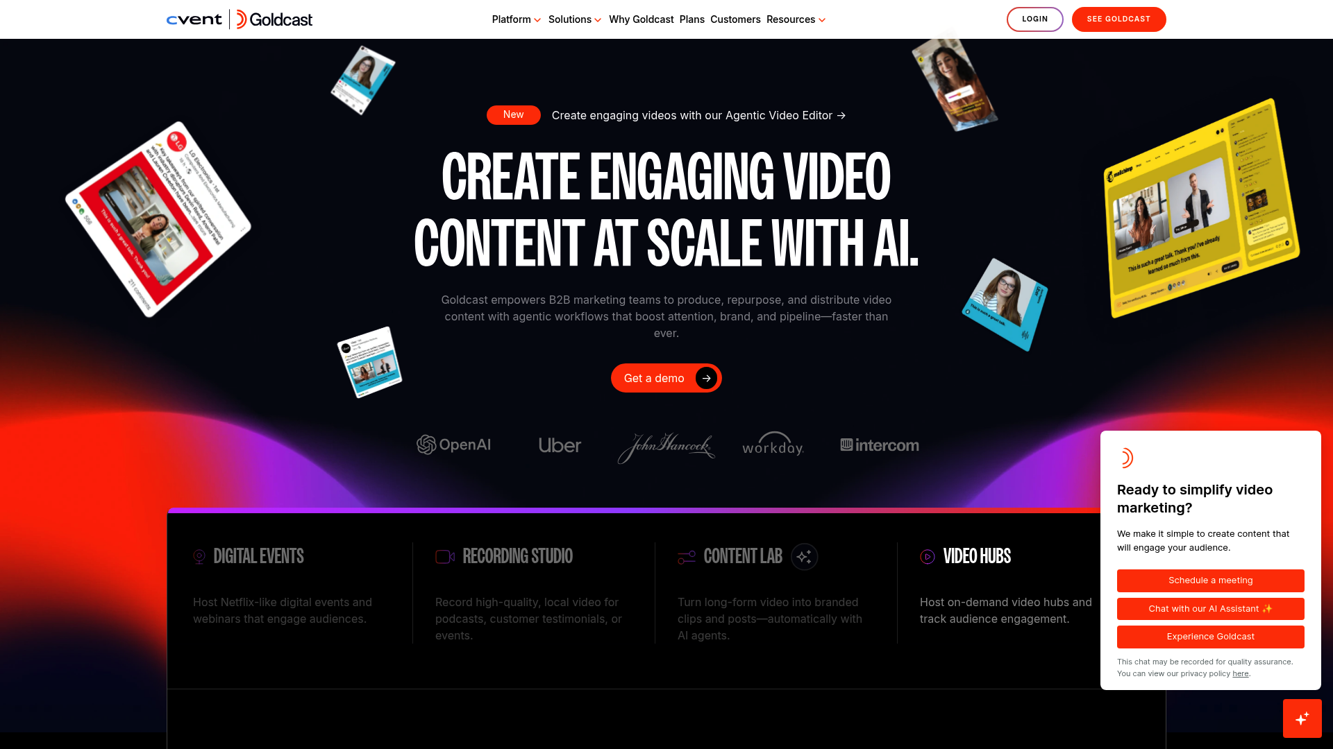Goldcast — AI Sales Content & Personalization