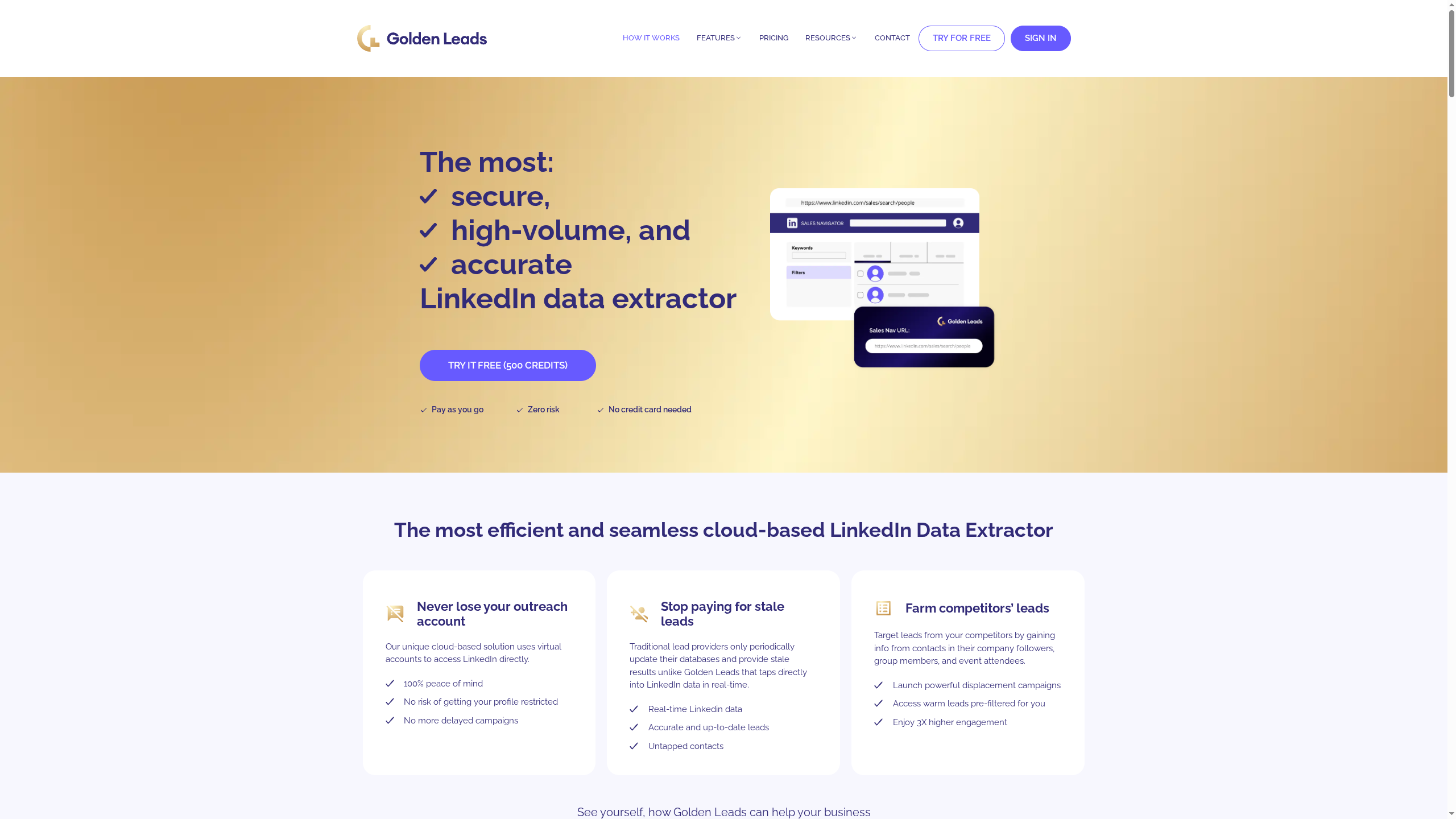 Golden Leads — AI Data Scraping