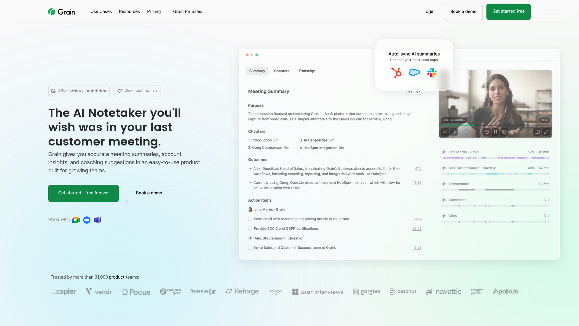 Grain — Meetings