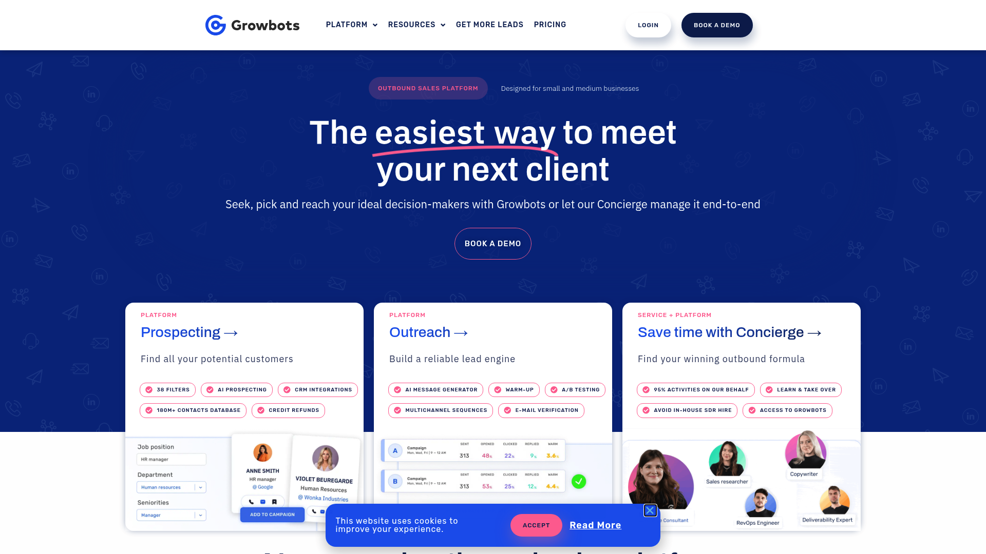 Growbots — Sales Prospecting & Outreach Platforms