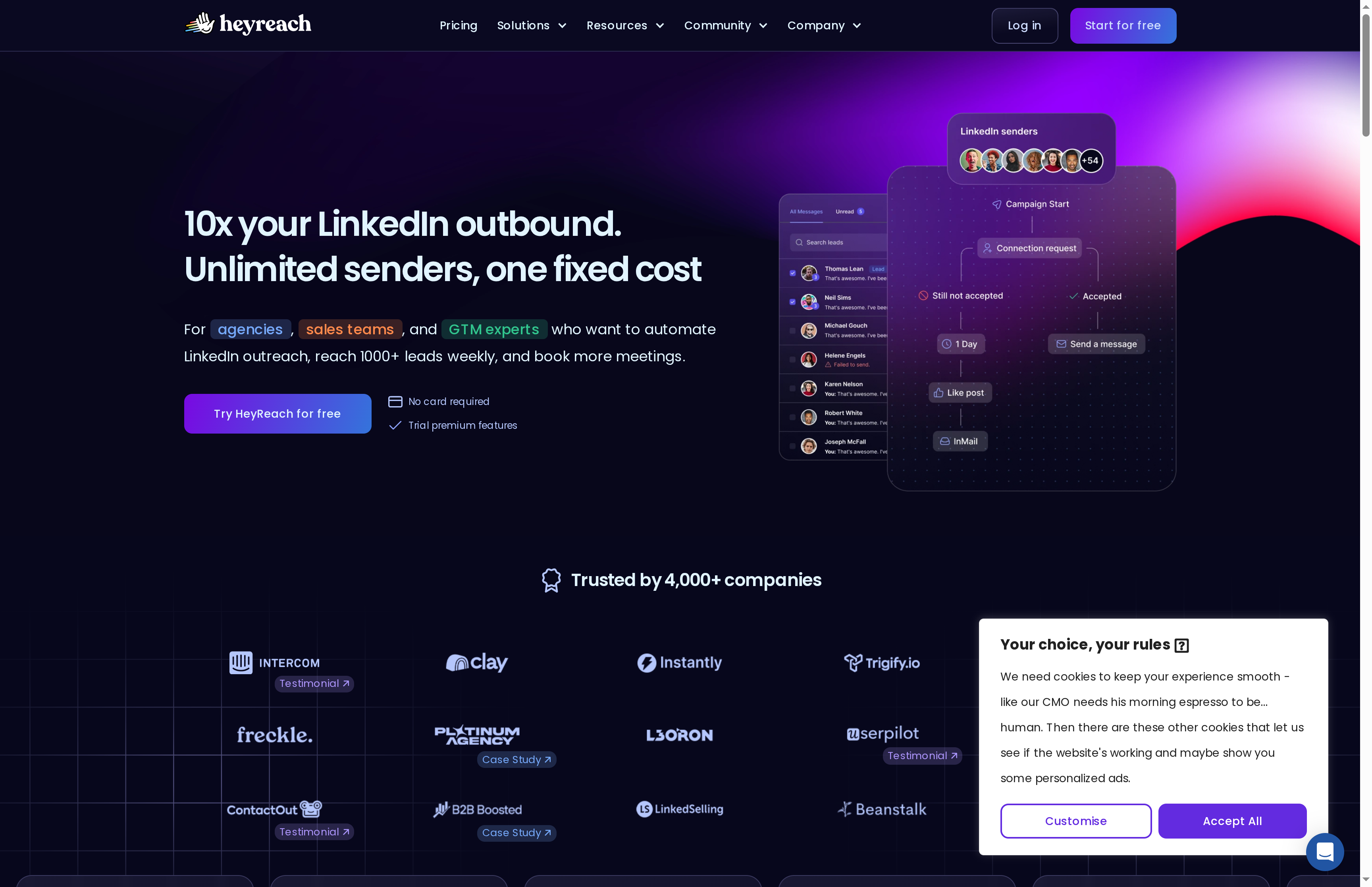 HeyReach — Sales Prospecting & Outreach Platforms