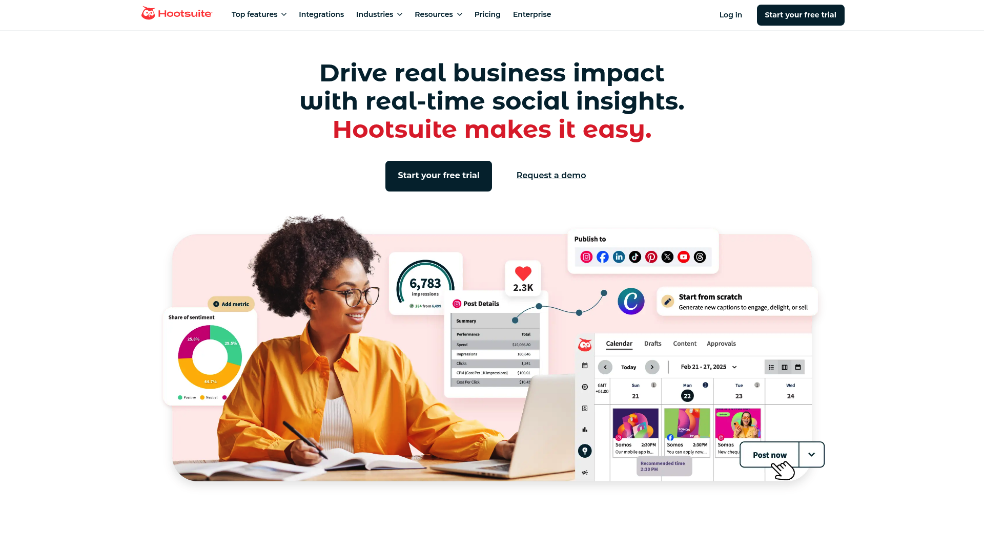 Hootsuite — AI Sales Content & Personalization