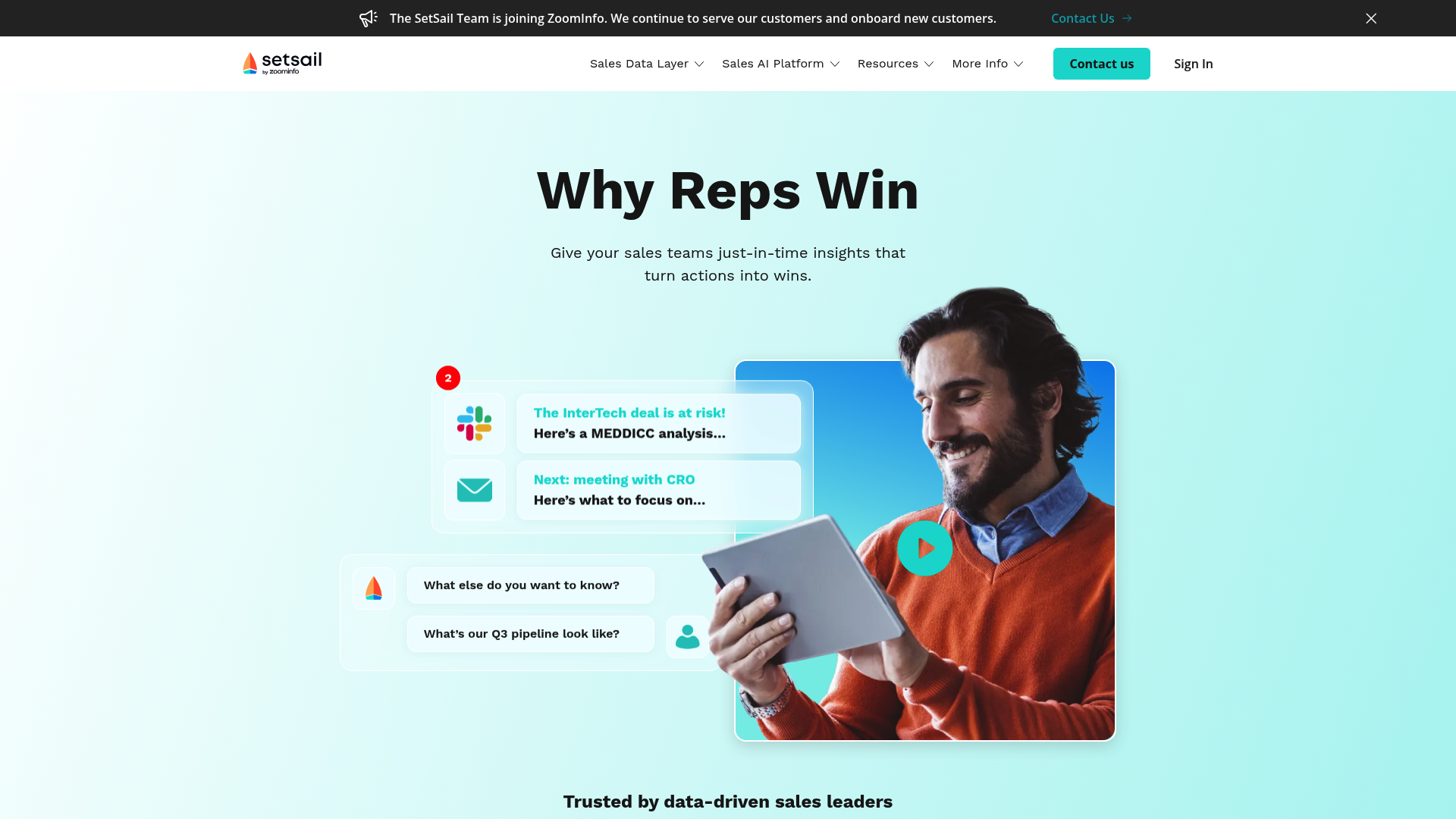 SetSail — AI Sales Intelligence & Account Research