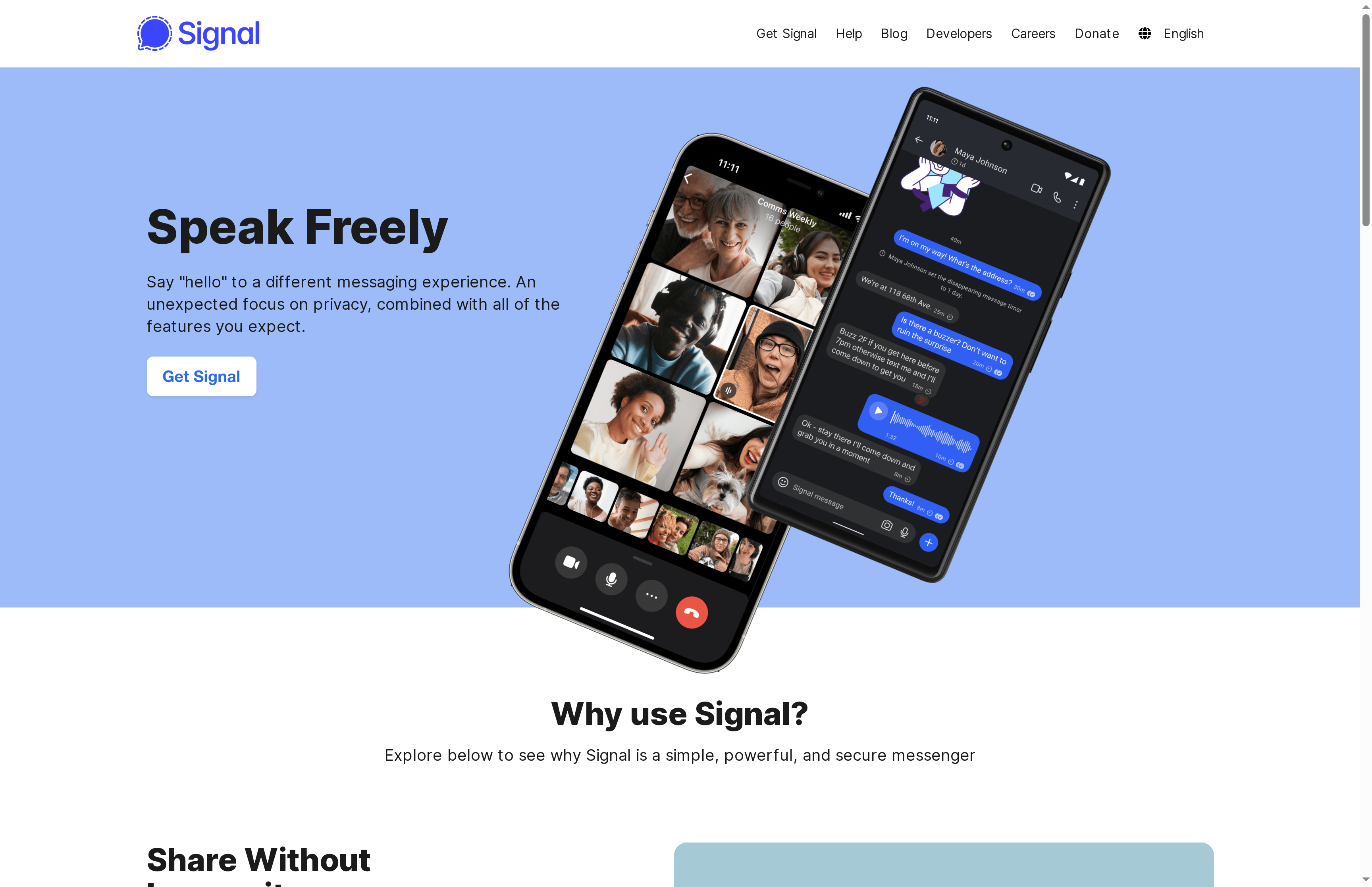 Signal — Meetings