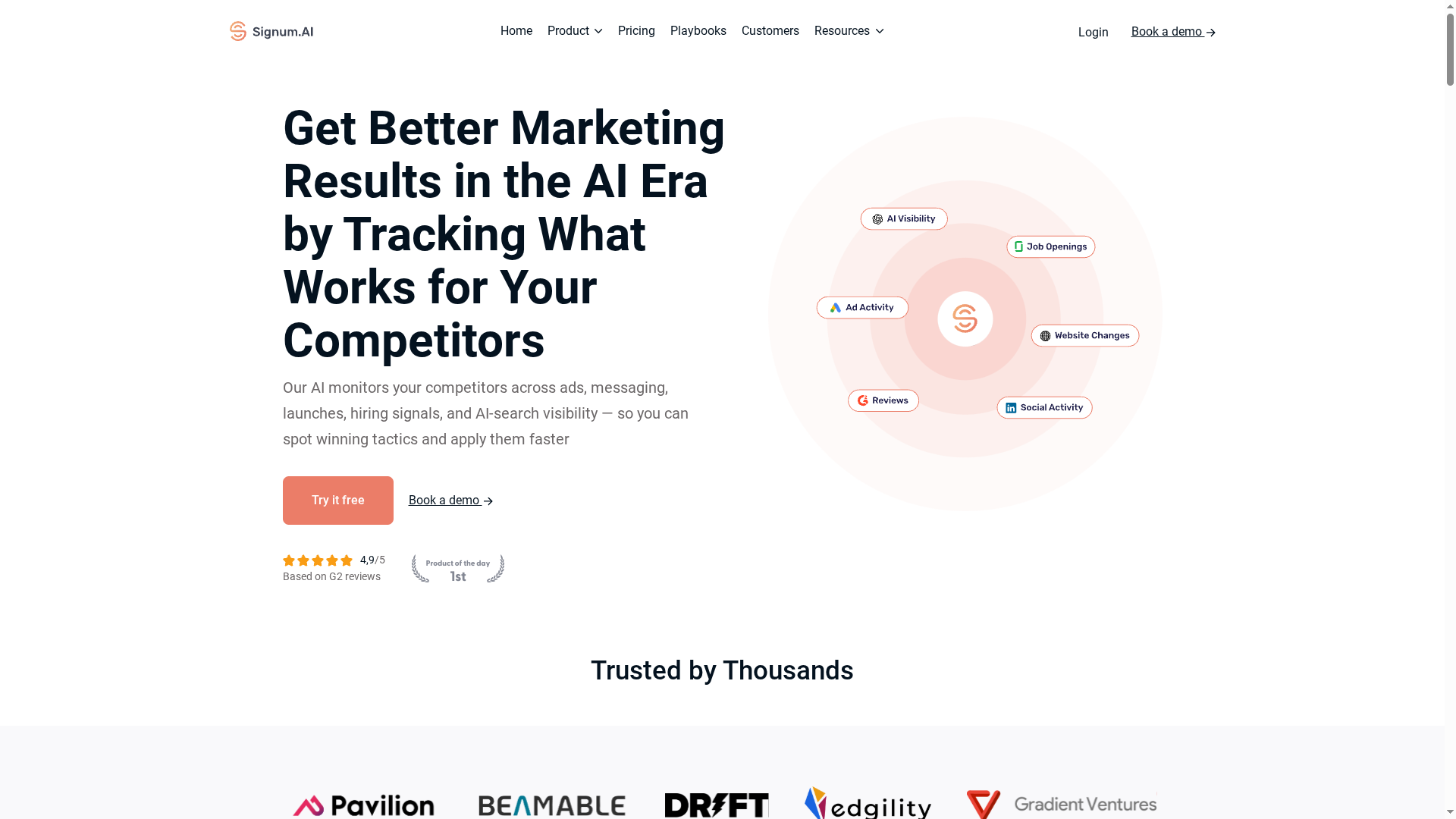 Signum — AI Competitive Intelligence / AI Competitor Analysis