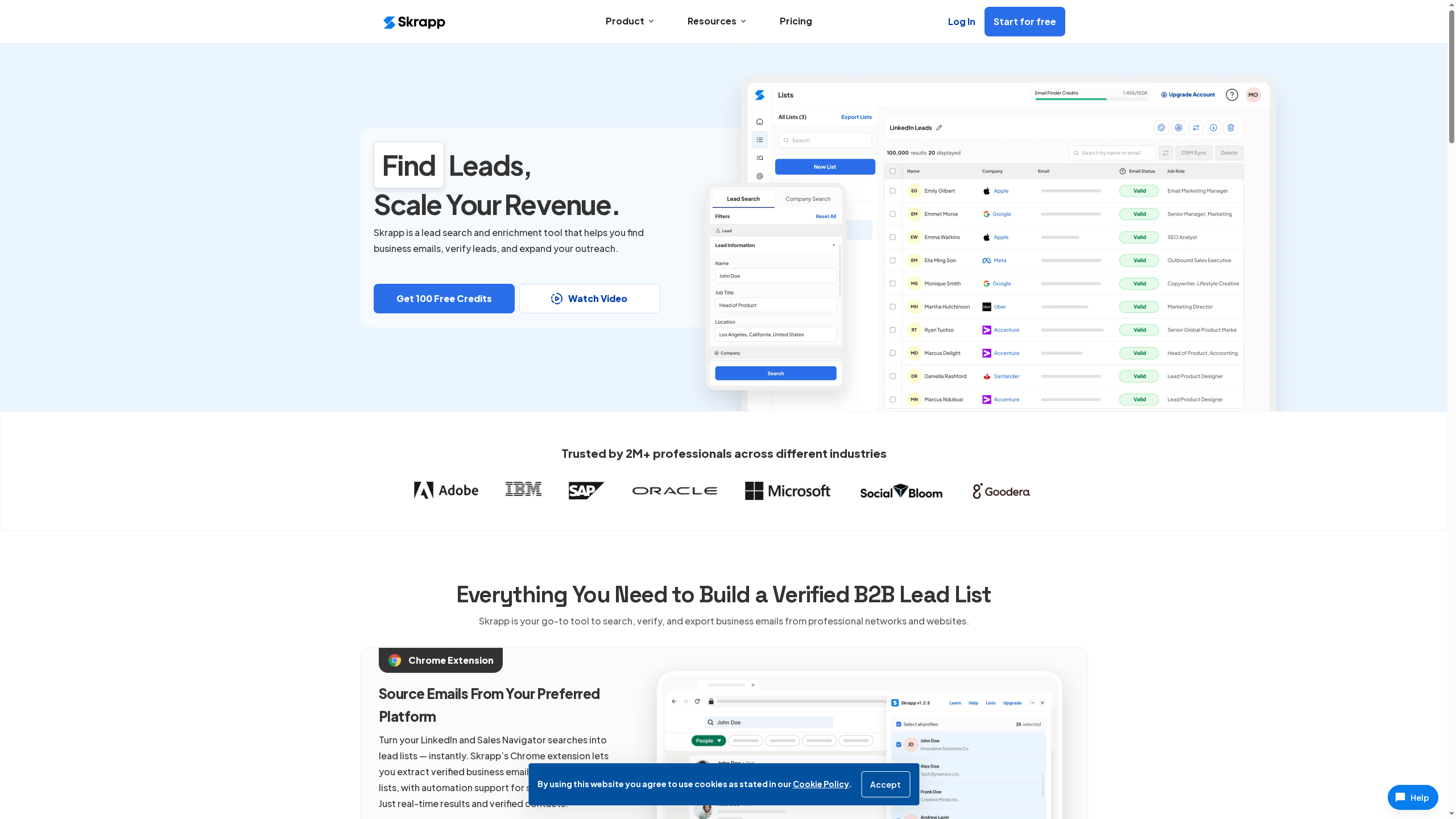Skrapp — AI Data Enrichment / AI Lead Enrichment