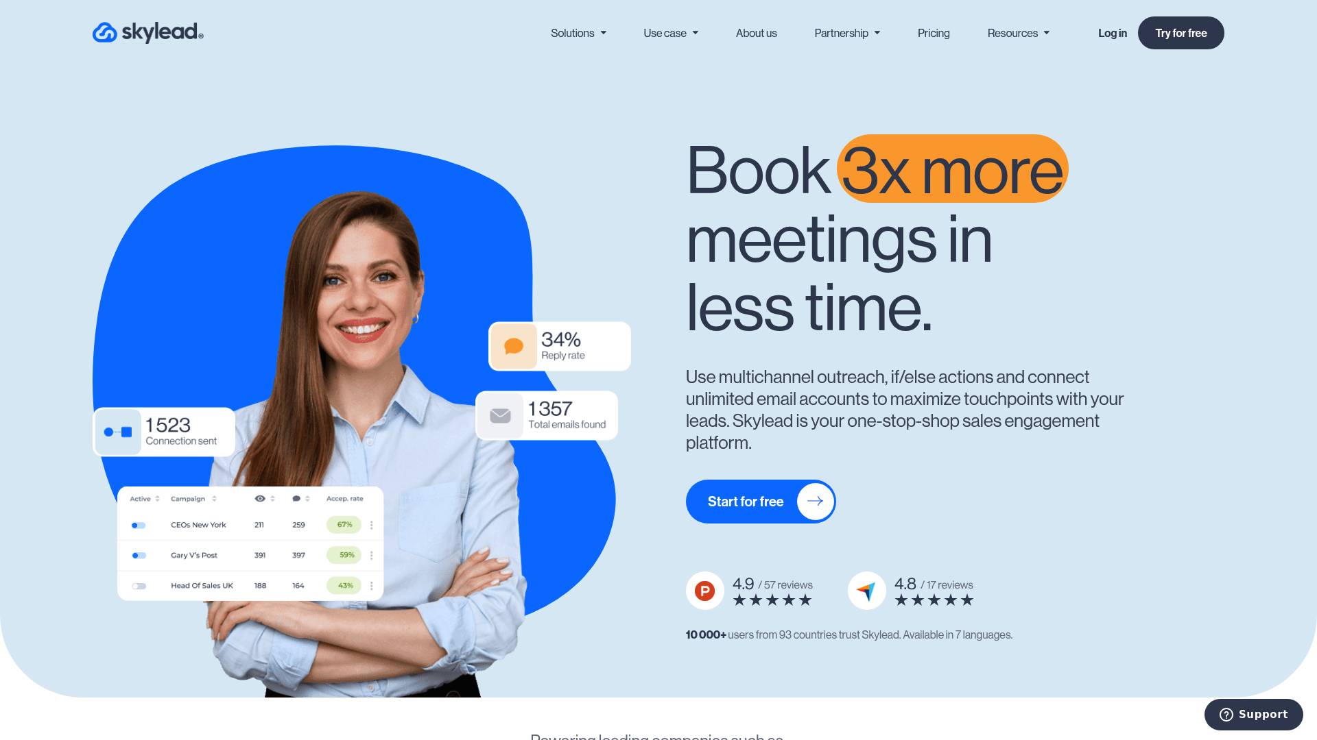 Skylead — AI Multichannel Outreach / AI Omnichannel Outreach