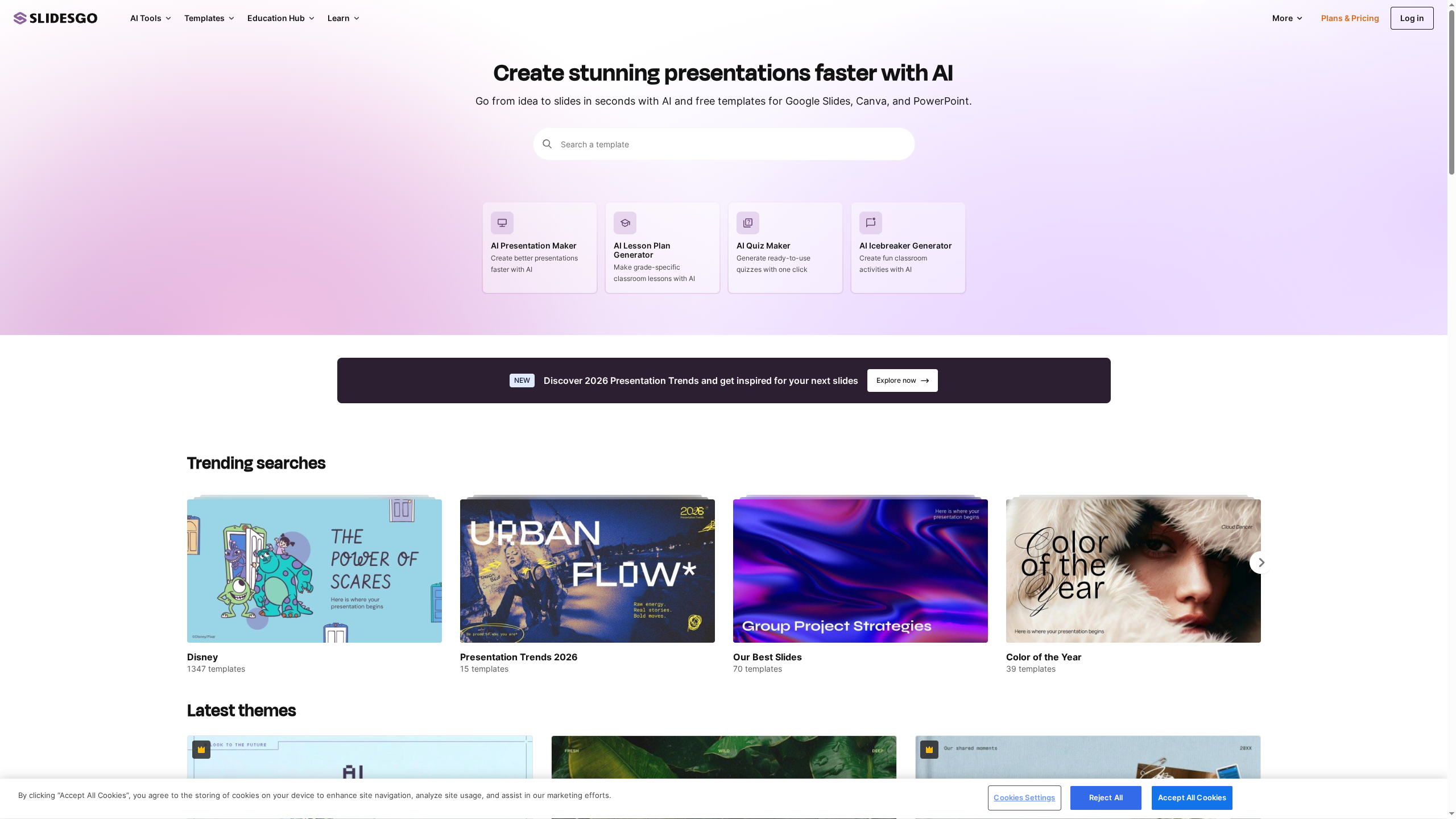 Slidesgo — AI Sales Content & Personalization