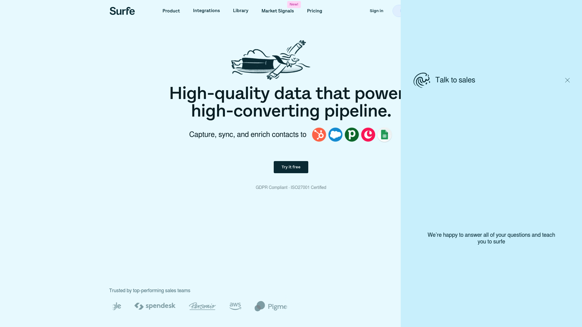 Surfe — Lead Data: Enrichment