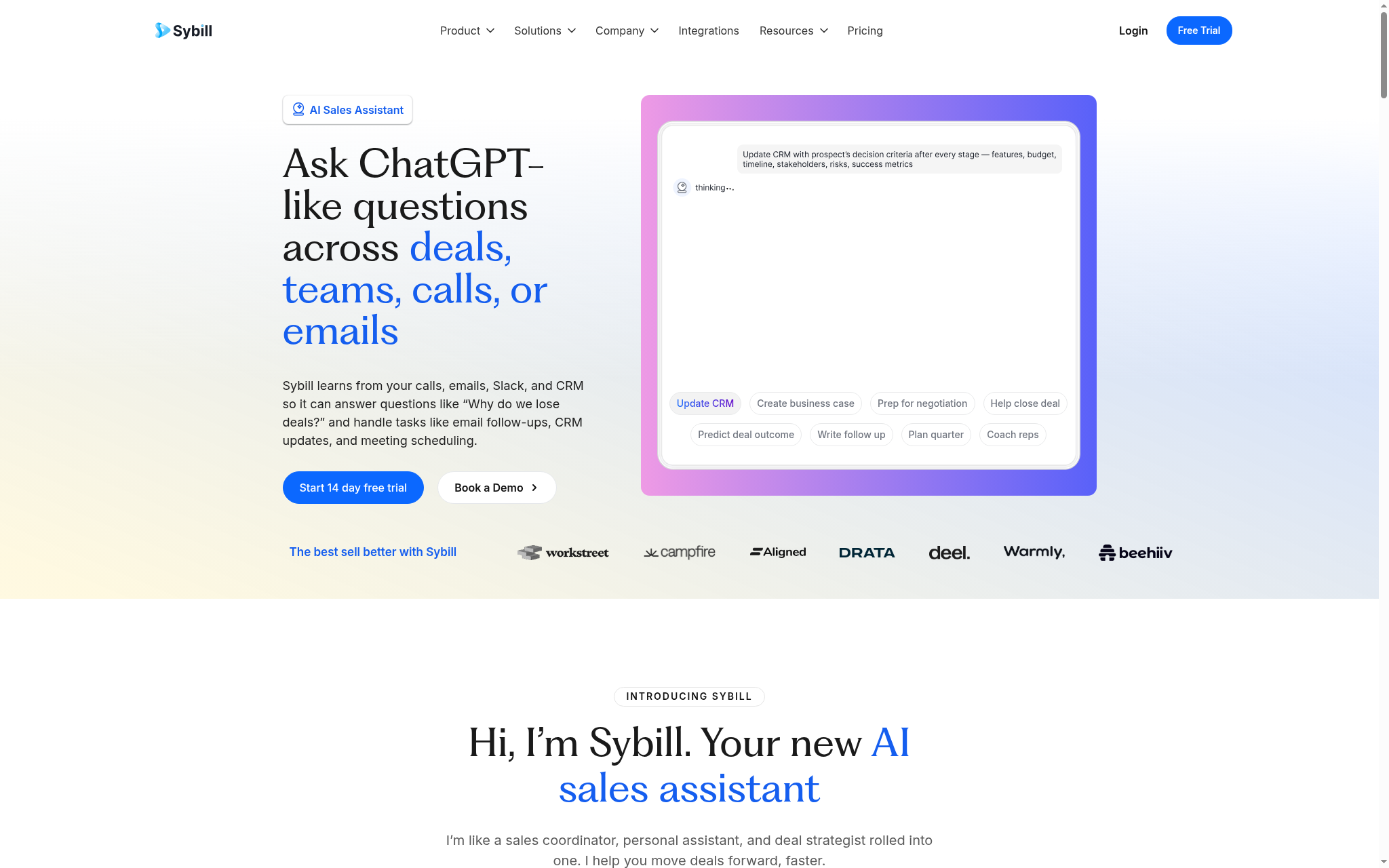 Sybill — Meetings