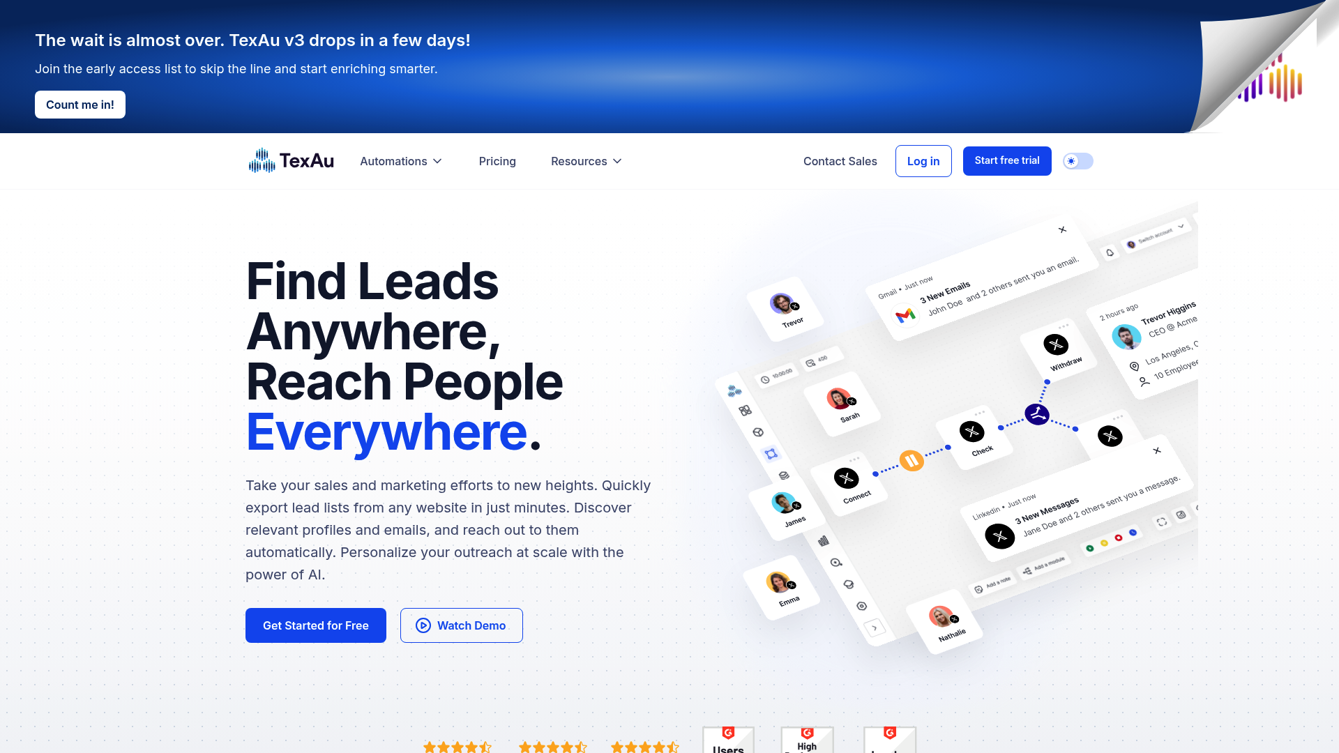TexAu — Lead Data: Enrichment