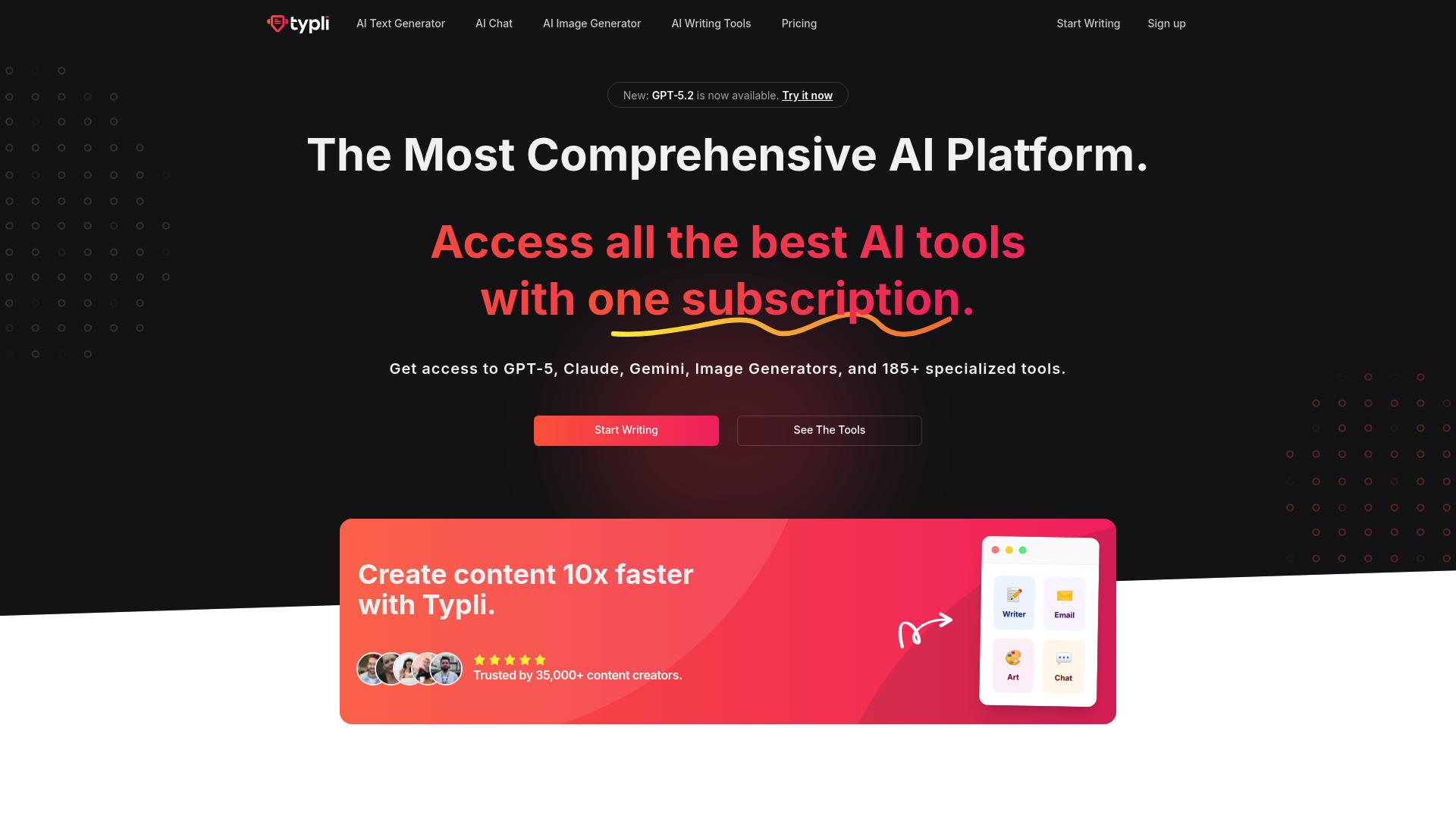 Typli.AI — AI Content Writing / AI Copywriting