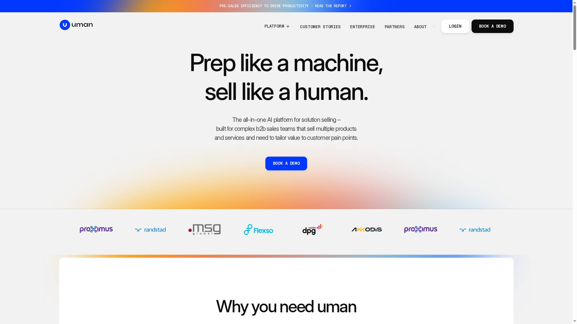Uman — AI Sales Intelligence & Account Research