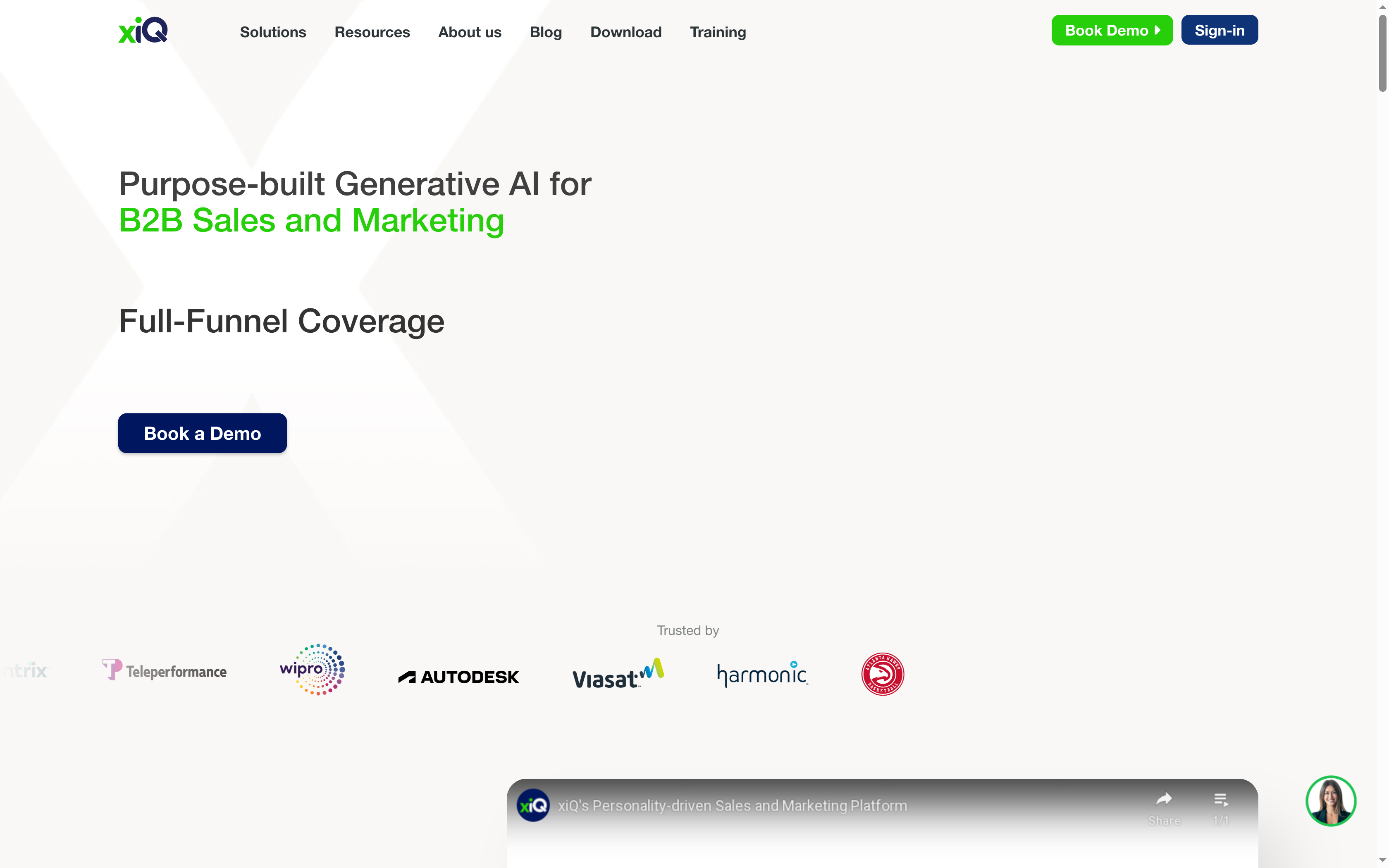 xIQ — AI Sales Intelligence & Account Research